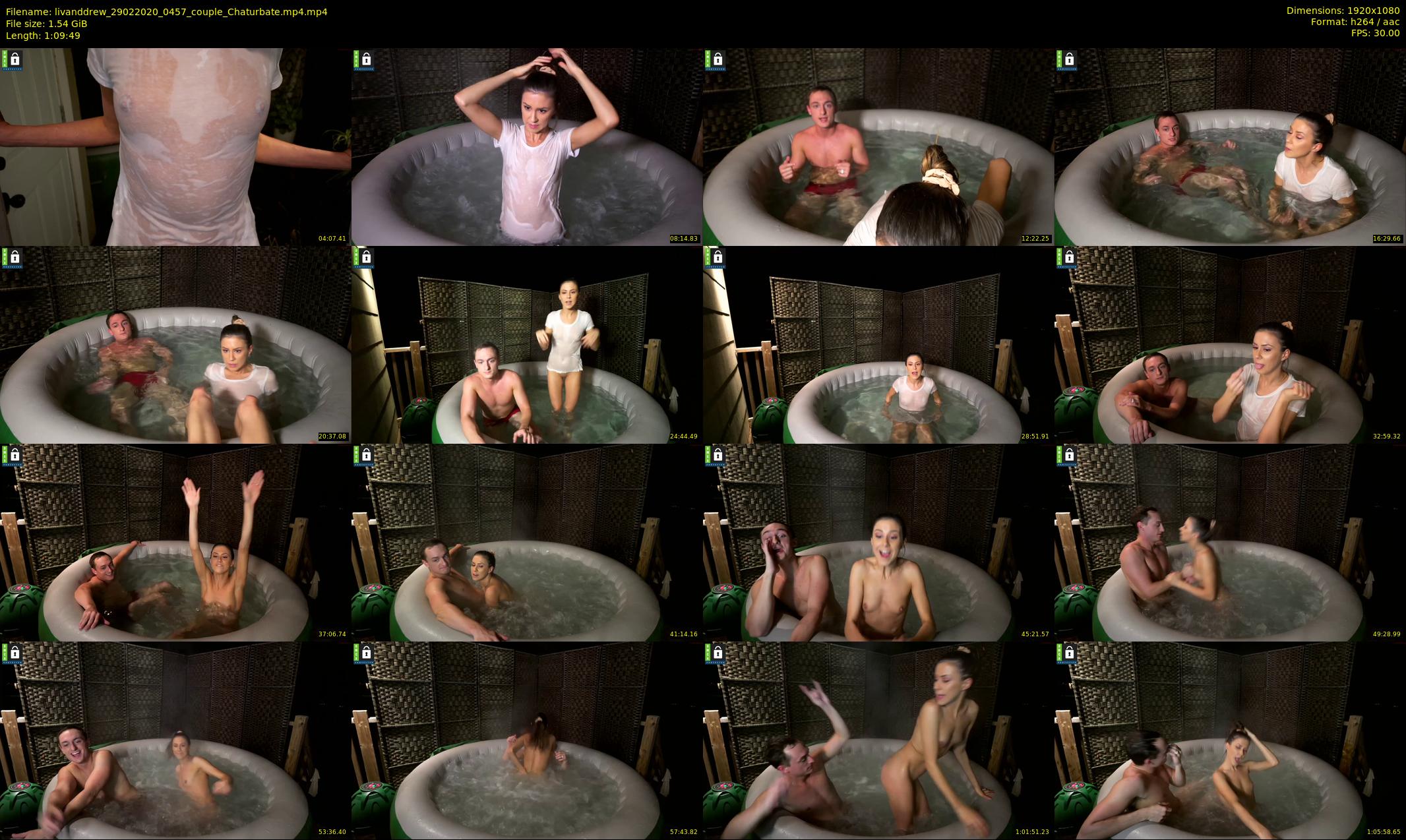 livanddrew — 70 minute Chaturbate couple cam show recording, 1080p, Feb 29, 2020