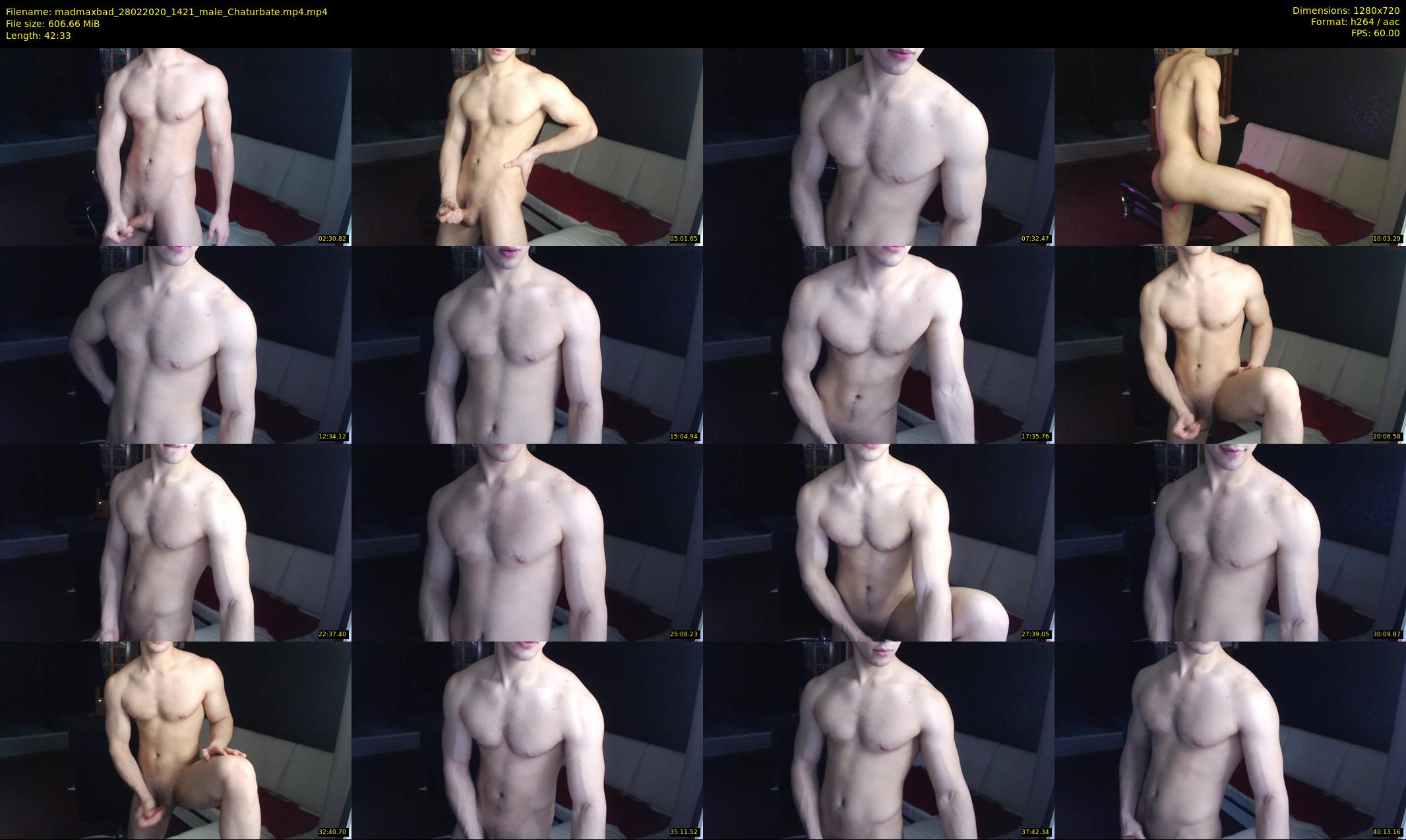 madmaxbad — 43 minute Chaturbate male cam show recording, 720p, Feb 28, 2020