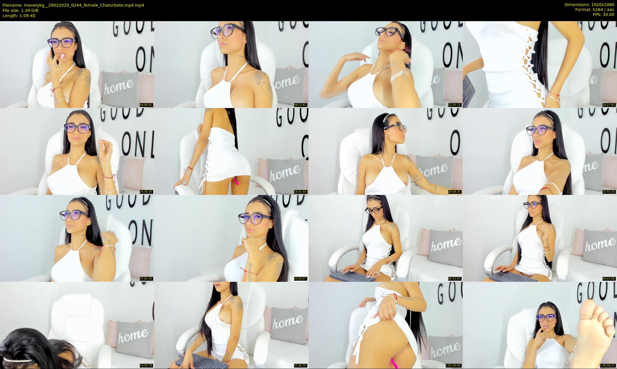 manelykg_ — 70 minute Chaturbate female cam show recording, 1080p, Feb 29, 2020