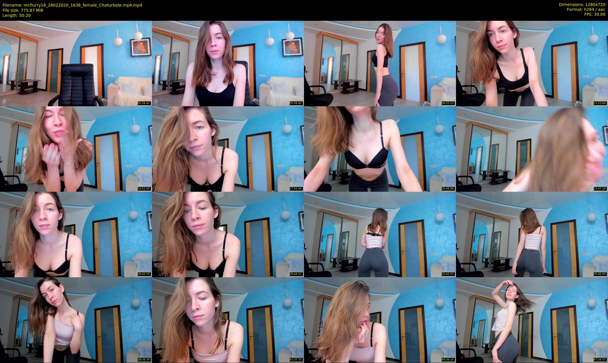 mcflurry18 — 51 minute Chaturbate female cam show recording, 720p, Feb 28, 2020