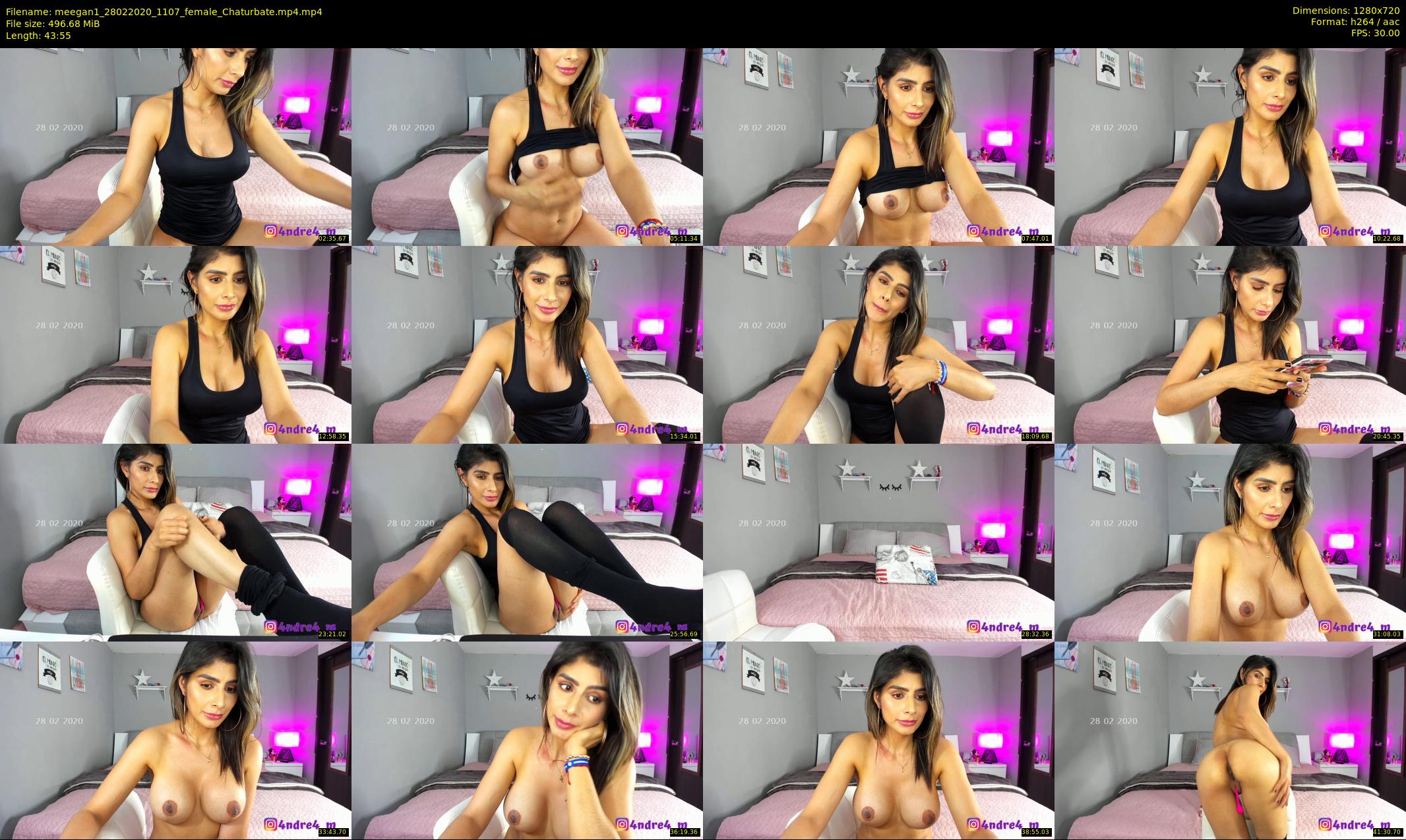 meegan1 — 44 minute Chaturbate female cam show recording, 720p, Feb 28, 2020