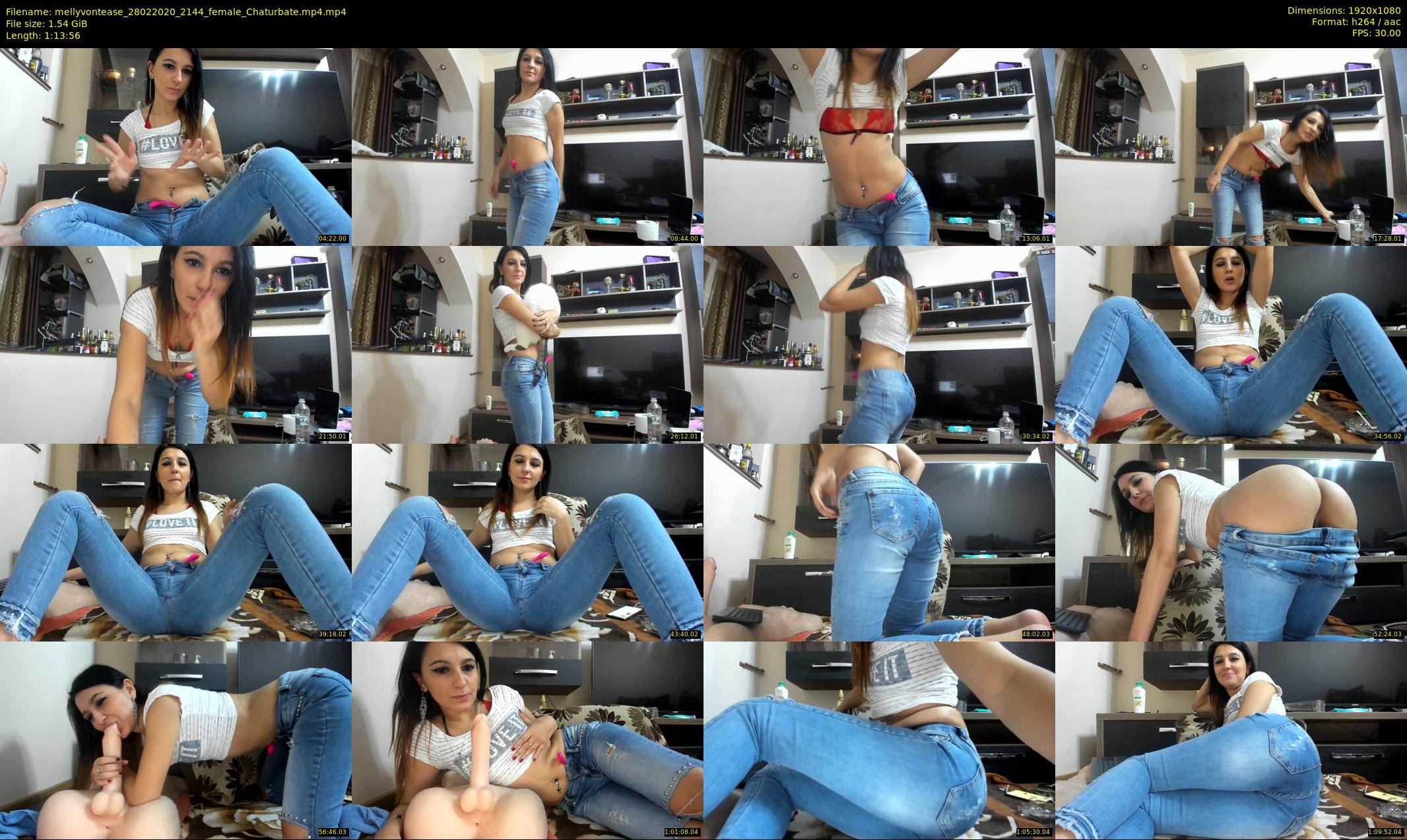 mellyvontease — 74 minute Chaturbate female cam show recording, 1080p, Feb 28, 2020