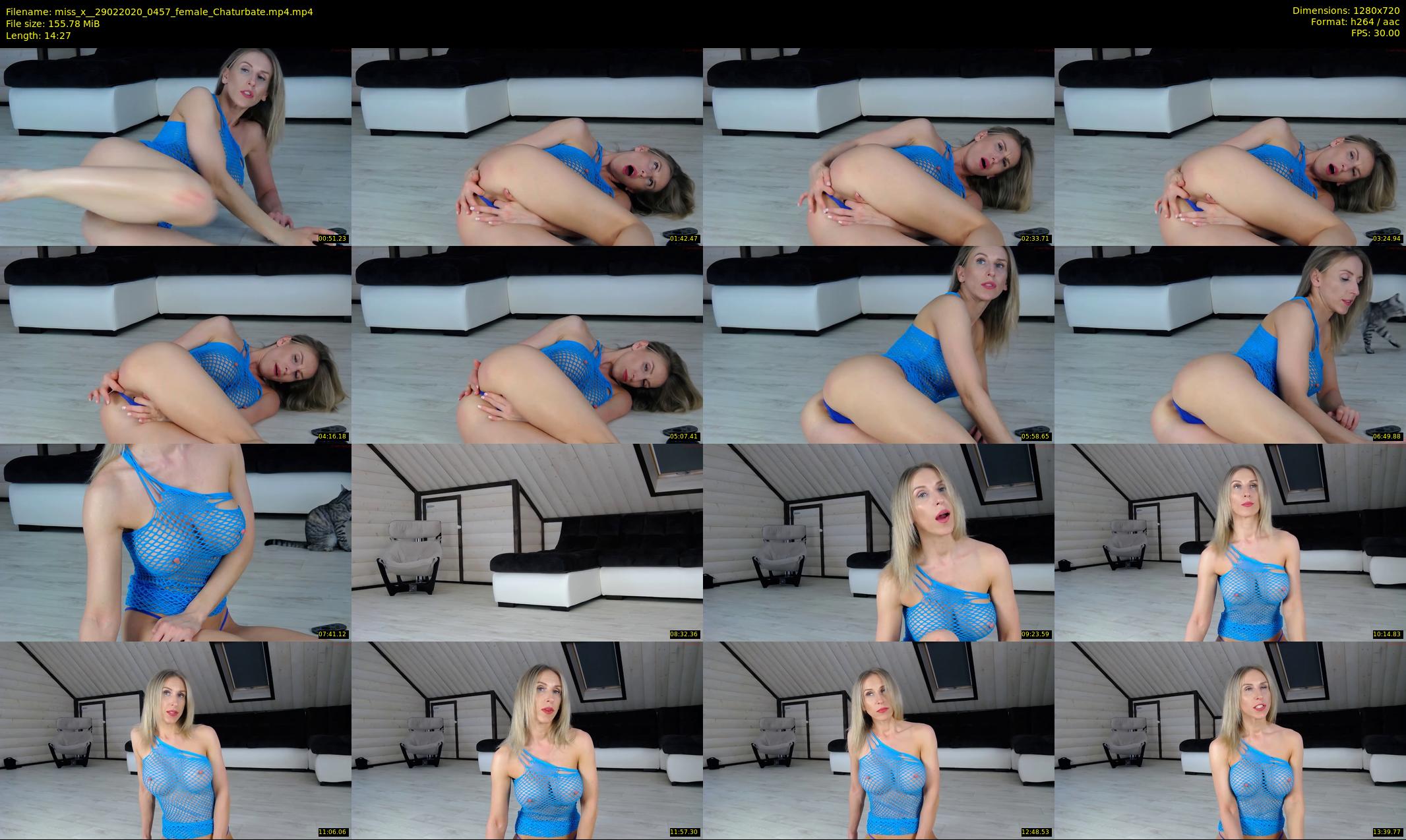 miss_x_ — 15 minute Chaturbate female cam show recording, 720p, Feb 29, 2020
