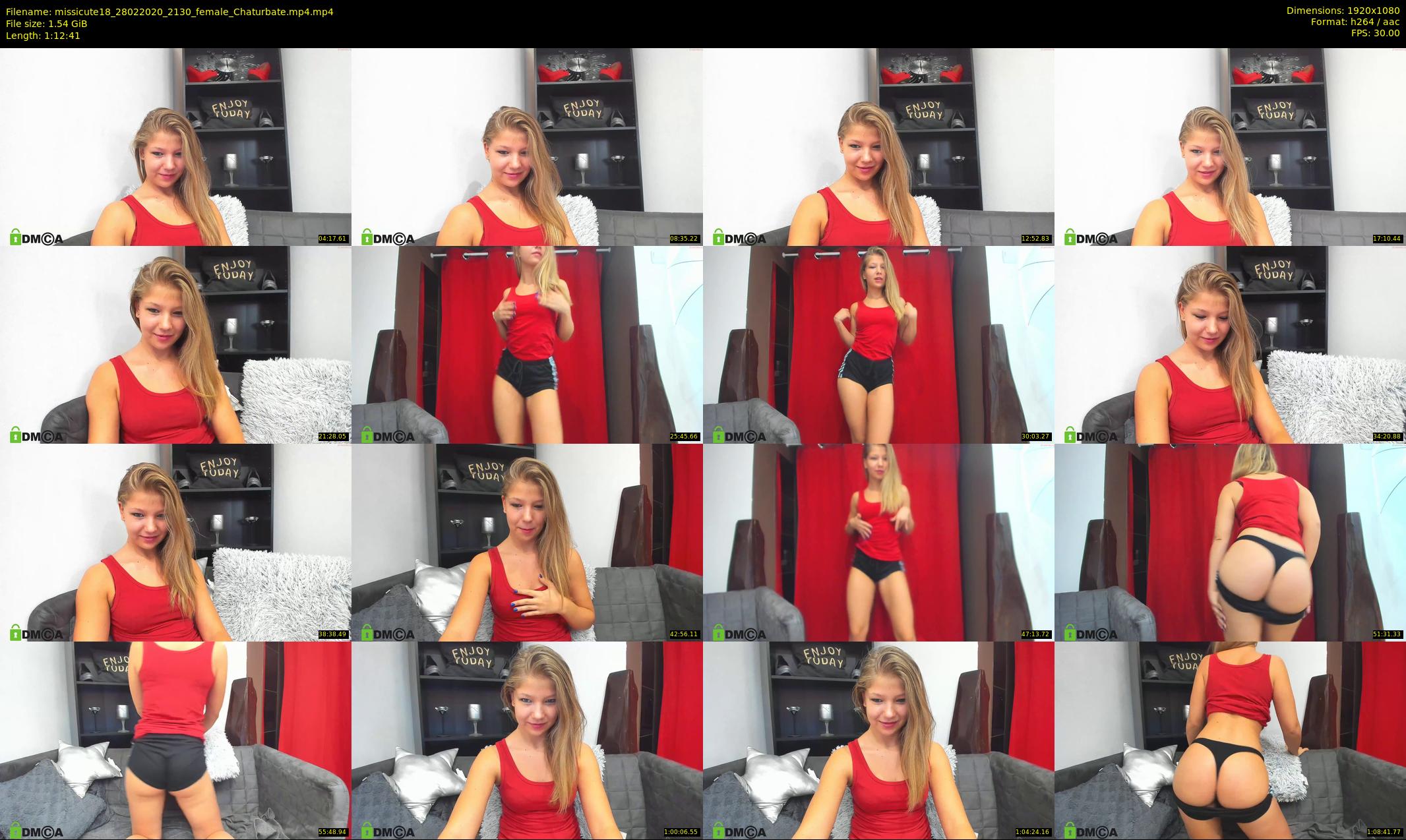 missicute18 — 73 minute Chaturbate female cam show recording, 1080p, Feb 28, 2020