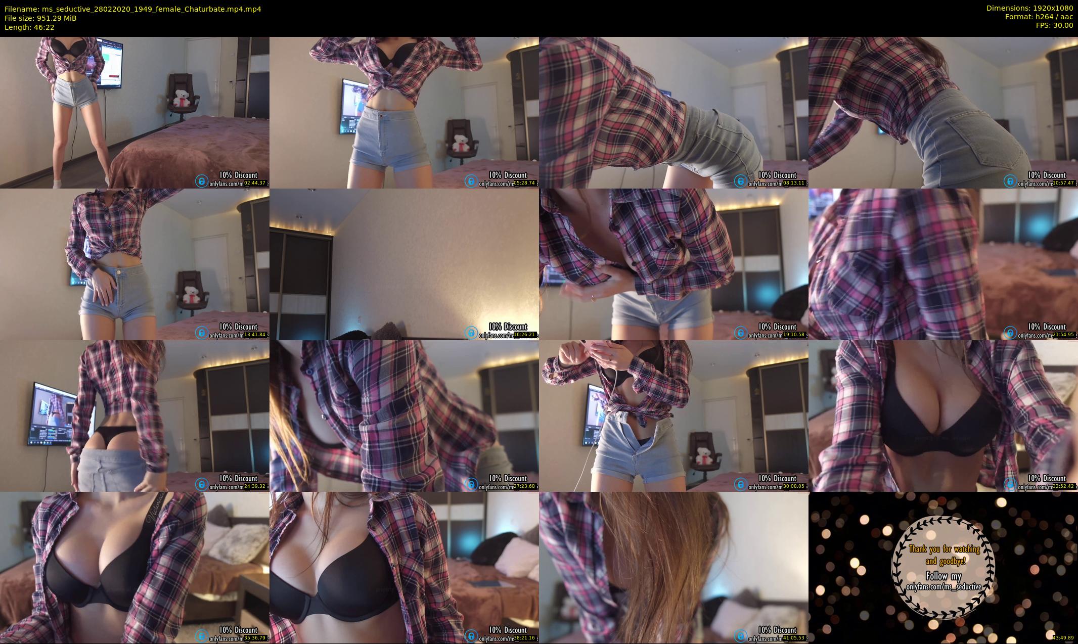 ms_seductive — 47 minute Chaturbate female cam show recording, 1080p, Feb 28, 2020