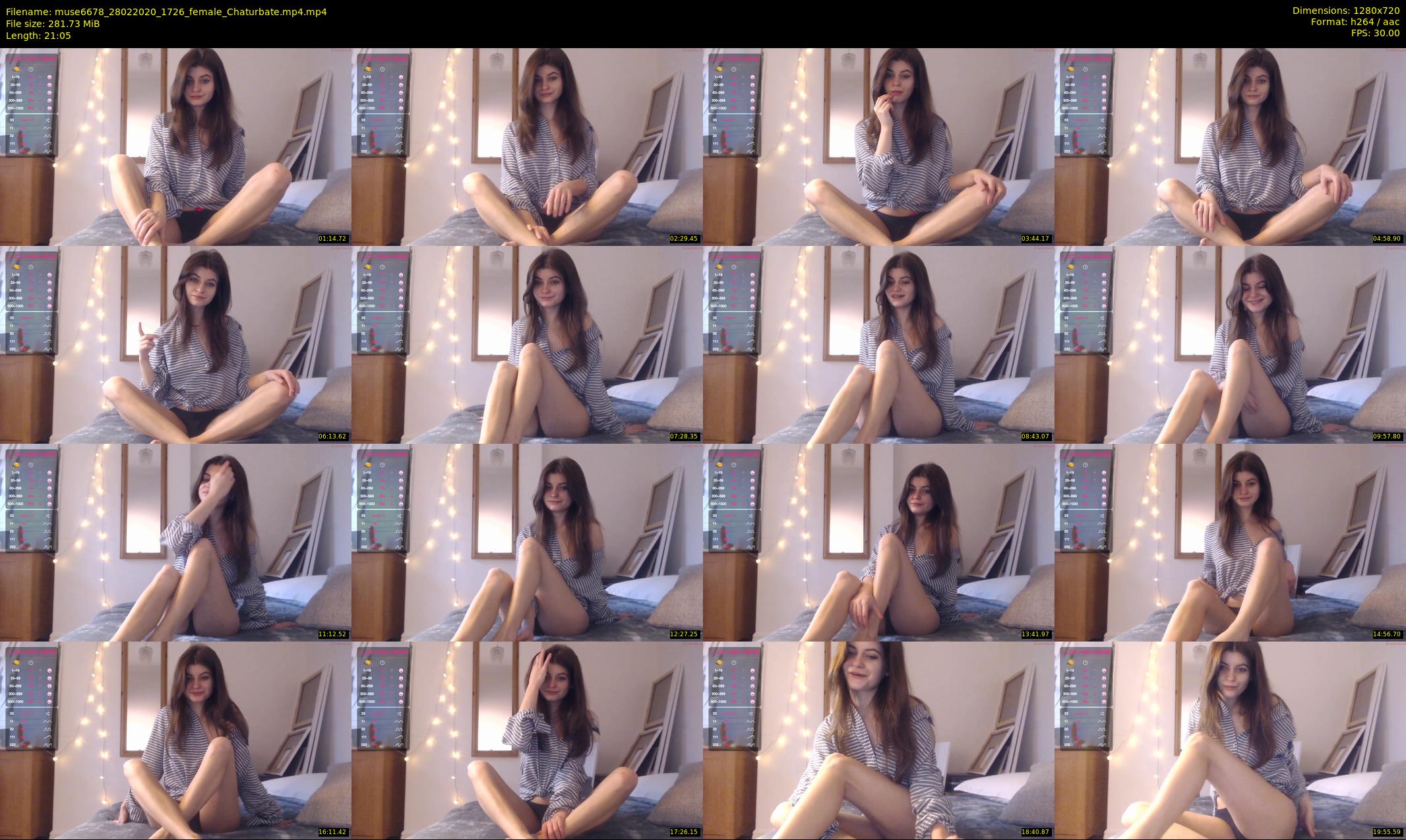 muse6678 — 22 minute Chaturbate female cam show recording, 720p, Feb 28, 2020