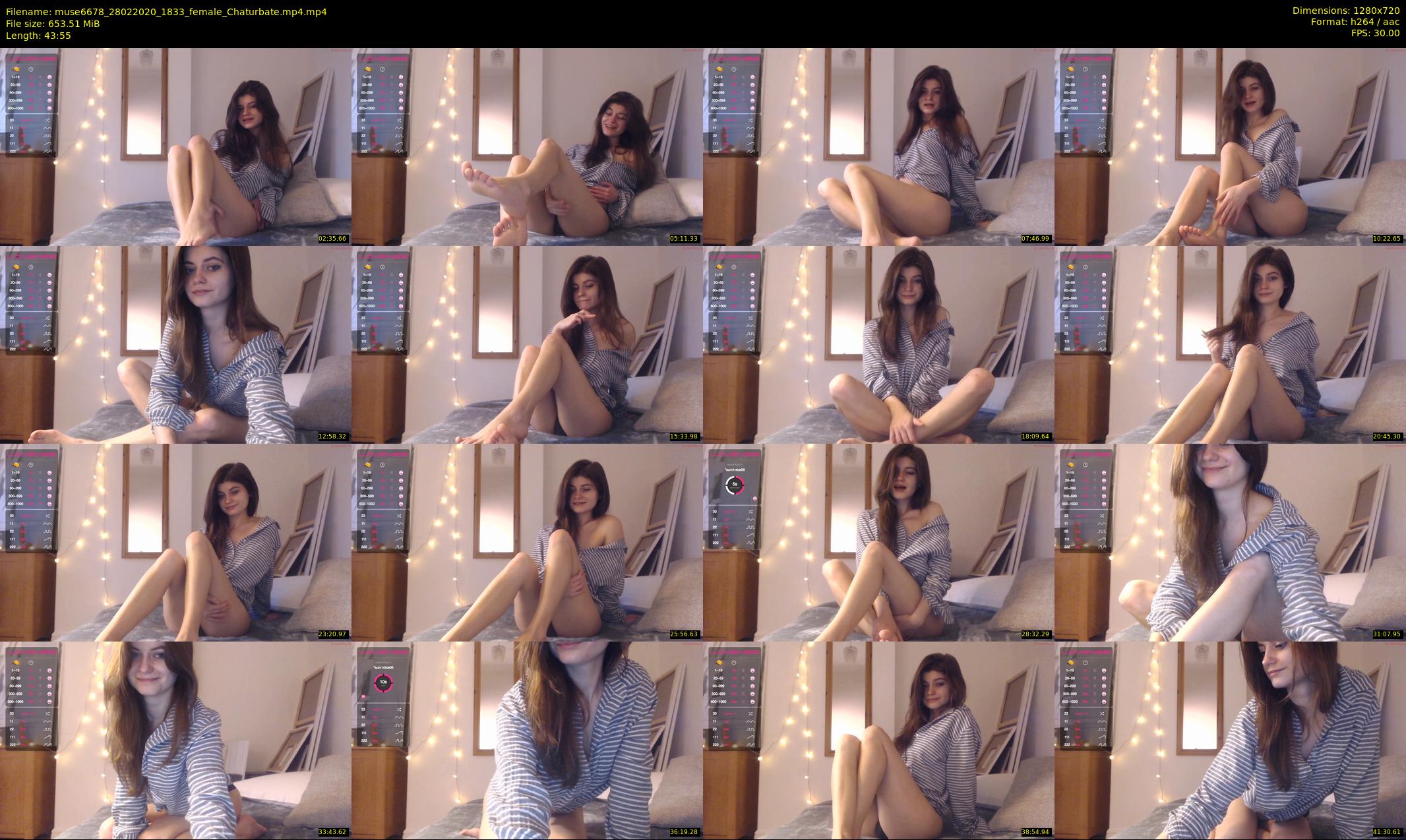 muse6678 — 44 minute Chaturbate female cam show recording, 720p, Feb 28, 2020