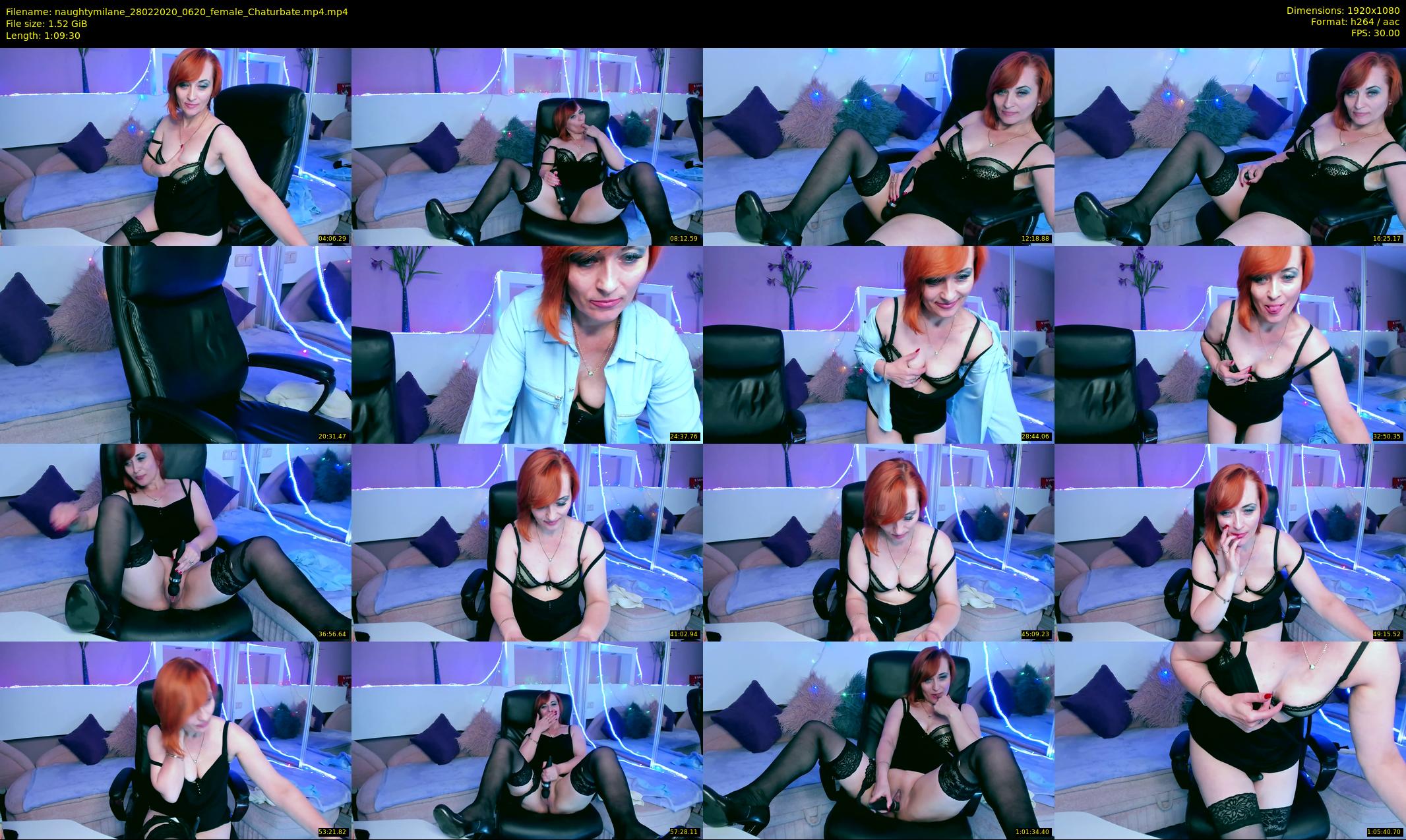 naughtymilane — 70 minute Chaturbate female cam show recording, 1080p, Feb 28, 2020