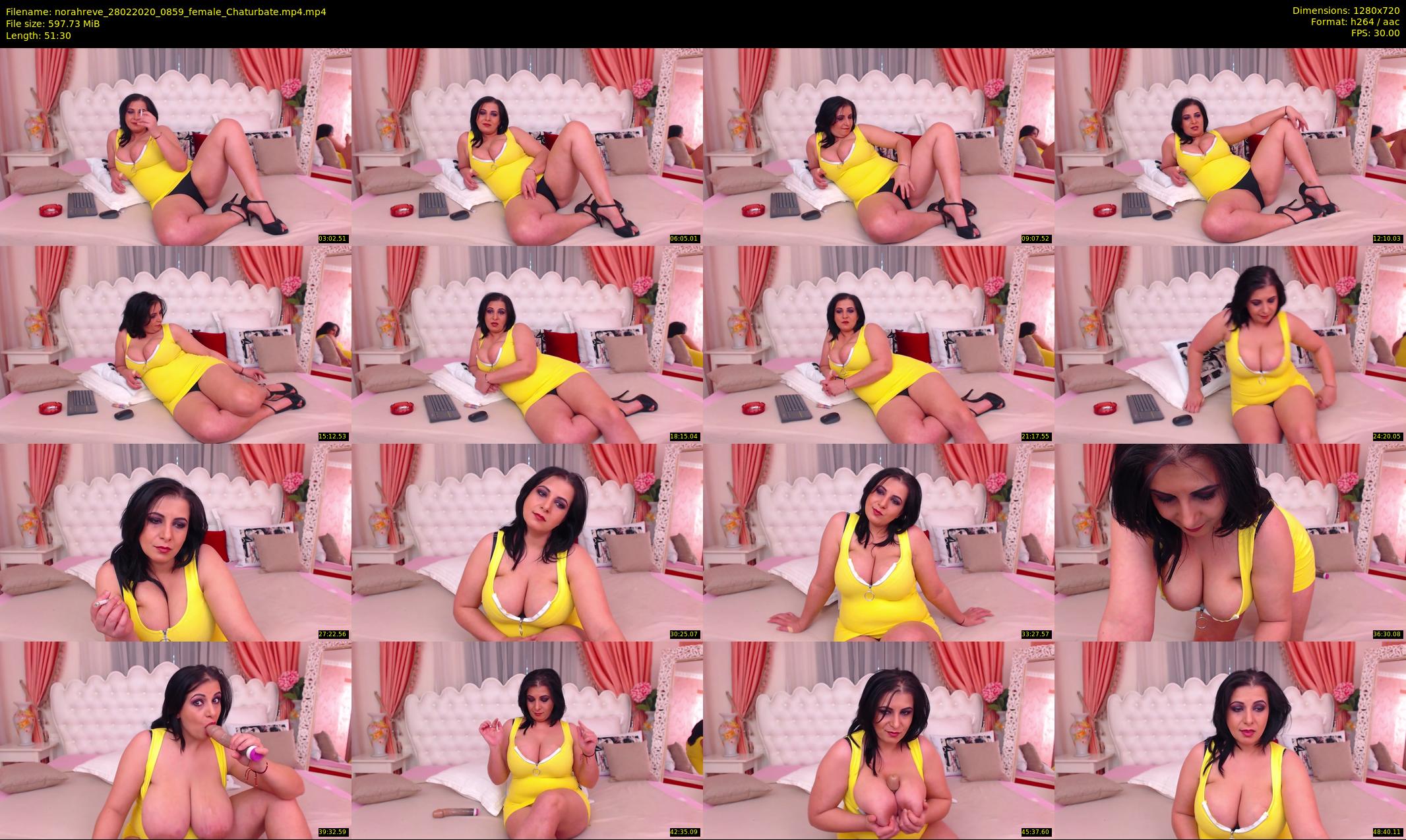 norahreve — 52 minute Chaturbate female cam show recording, 720p, Feb 28, 2020