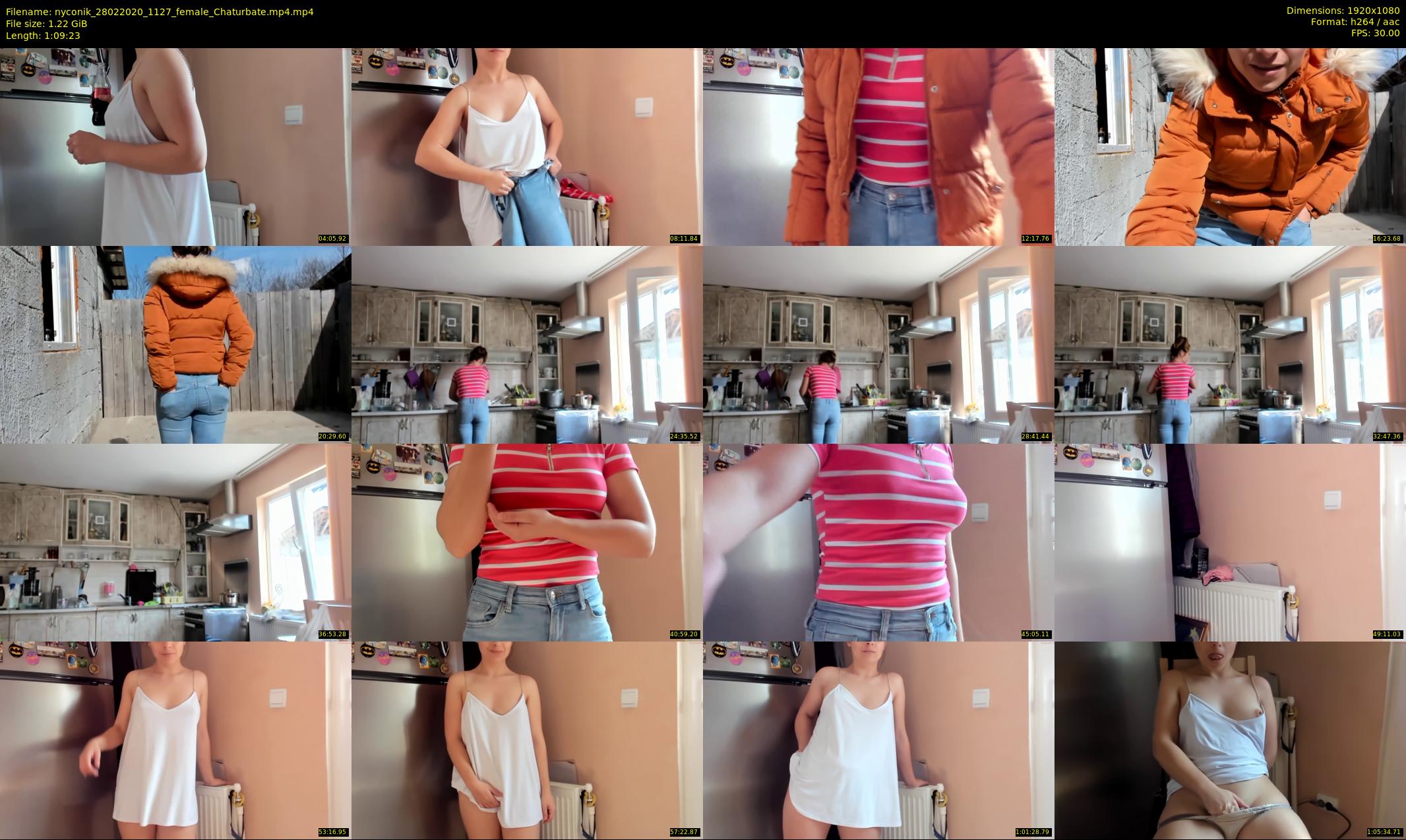 nyconik — 70 minute Chaturbate female cam show recording, 1080p, Feb 28, 2020