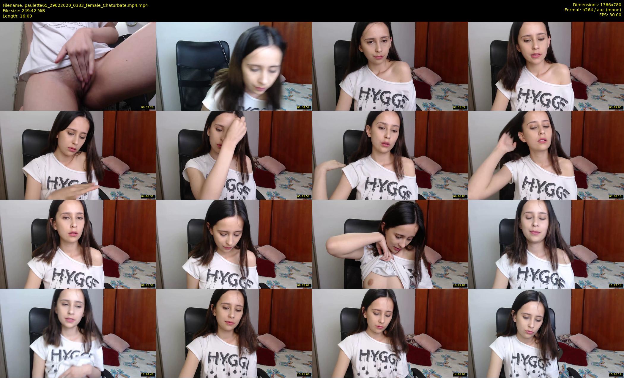 paulette65 — 17 minute Chaturbate female cam show recording, 720p, Feb 29, 2020