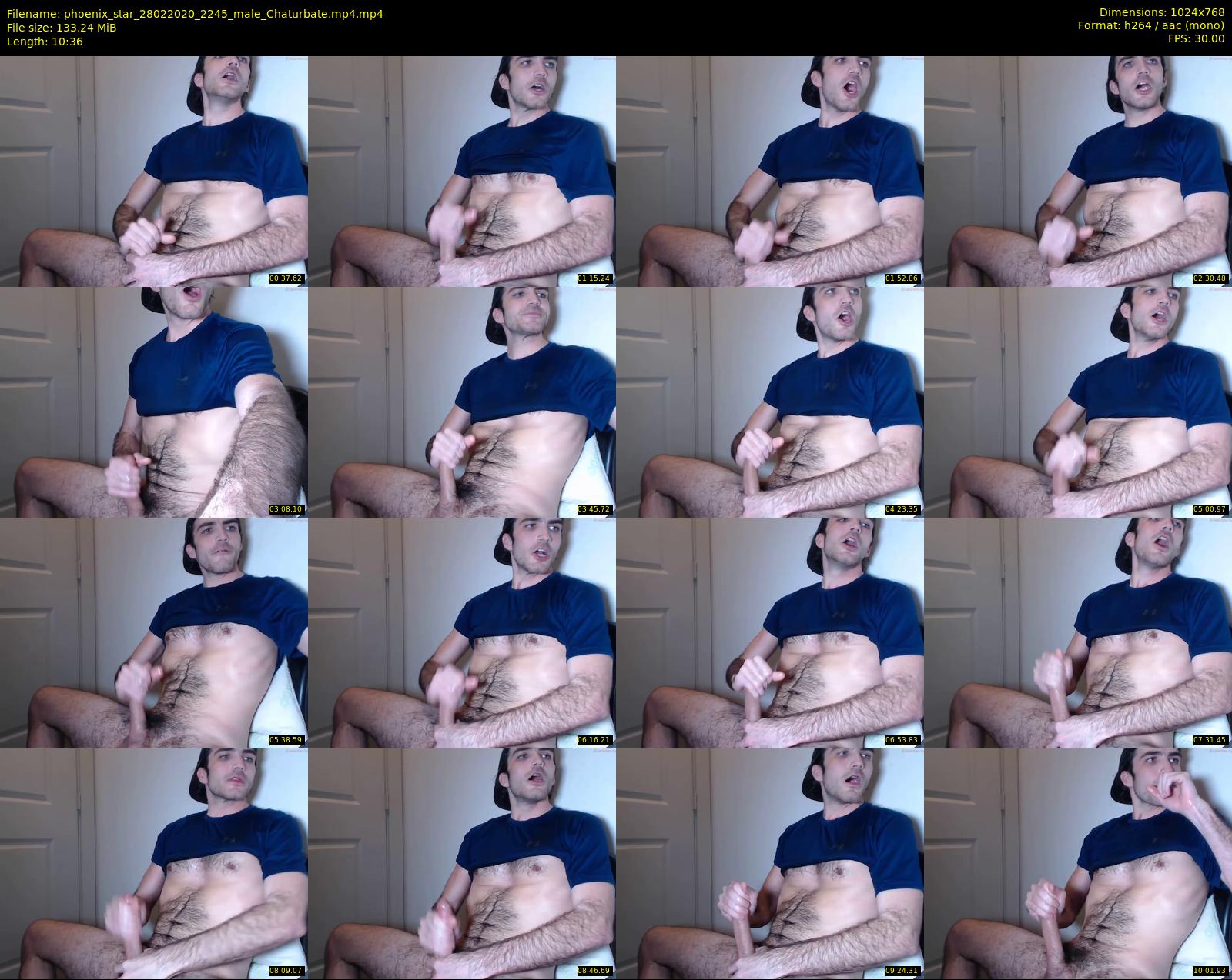 phoenix_star — 11 minute Chaturbate male cam show recording, 720p, Feb 28, 2020