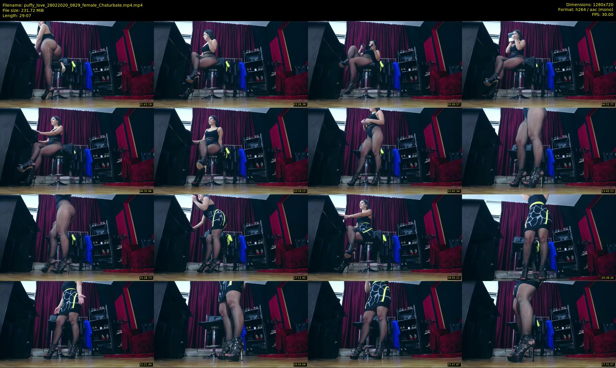 puffy_love — 30 minute Chaturbate female cam show recording, 720p, Feb 28, 2020