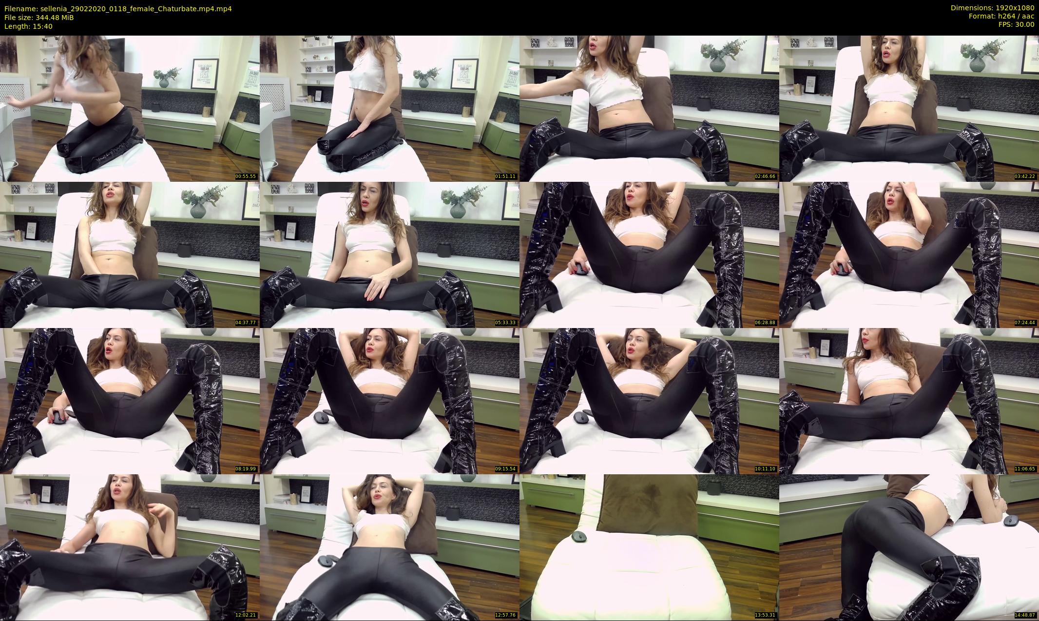 sellenia — 16 minute Chaturbate female cam show recording, 1080p, Feb 29, 2020