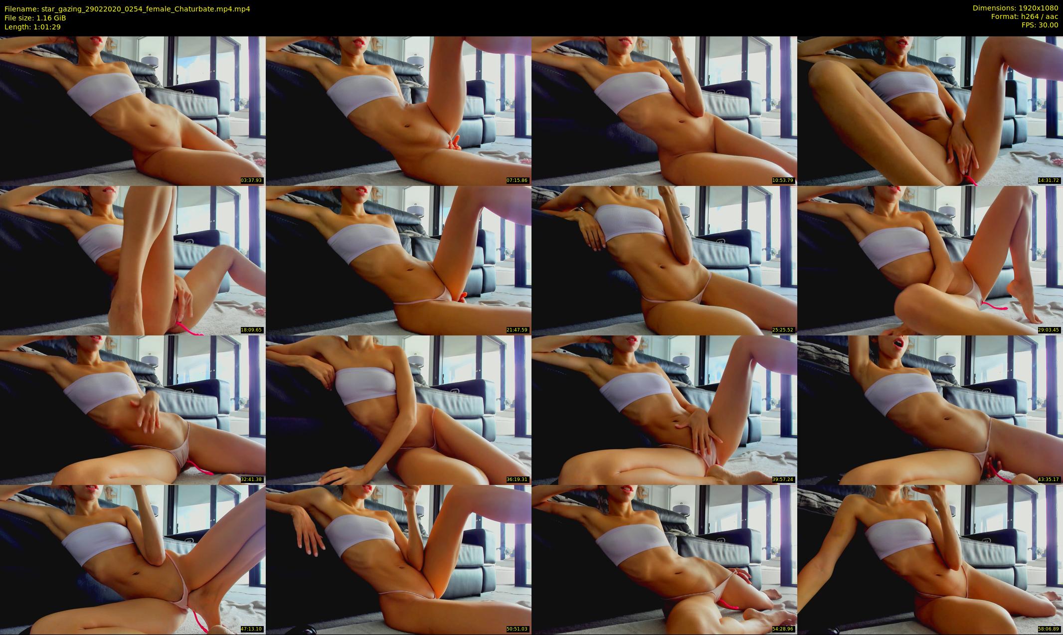 star_gazing — 62 minute Chaturbate female cam show recording, 1080p, Feb 29, 2020