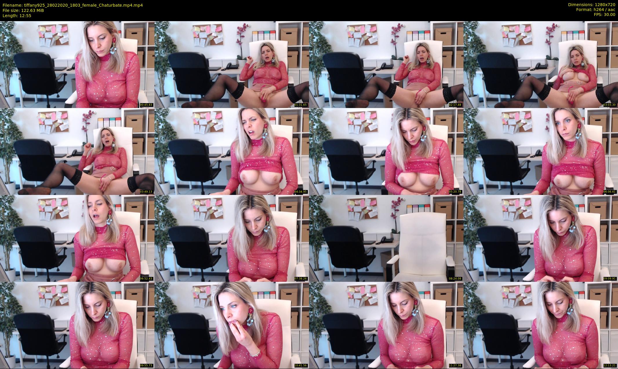 tiffany925 — 13 minute Chaturbate female cam show recording, 720p, Feb 28, 2020
