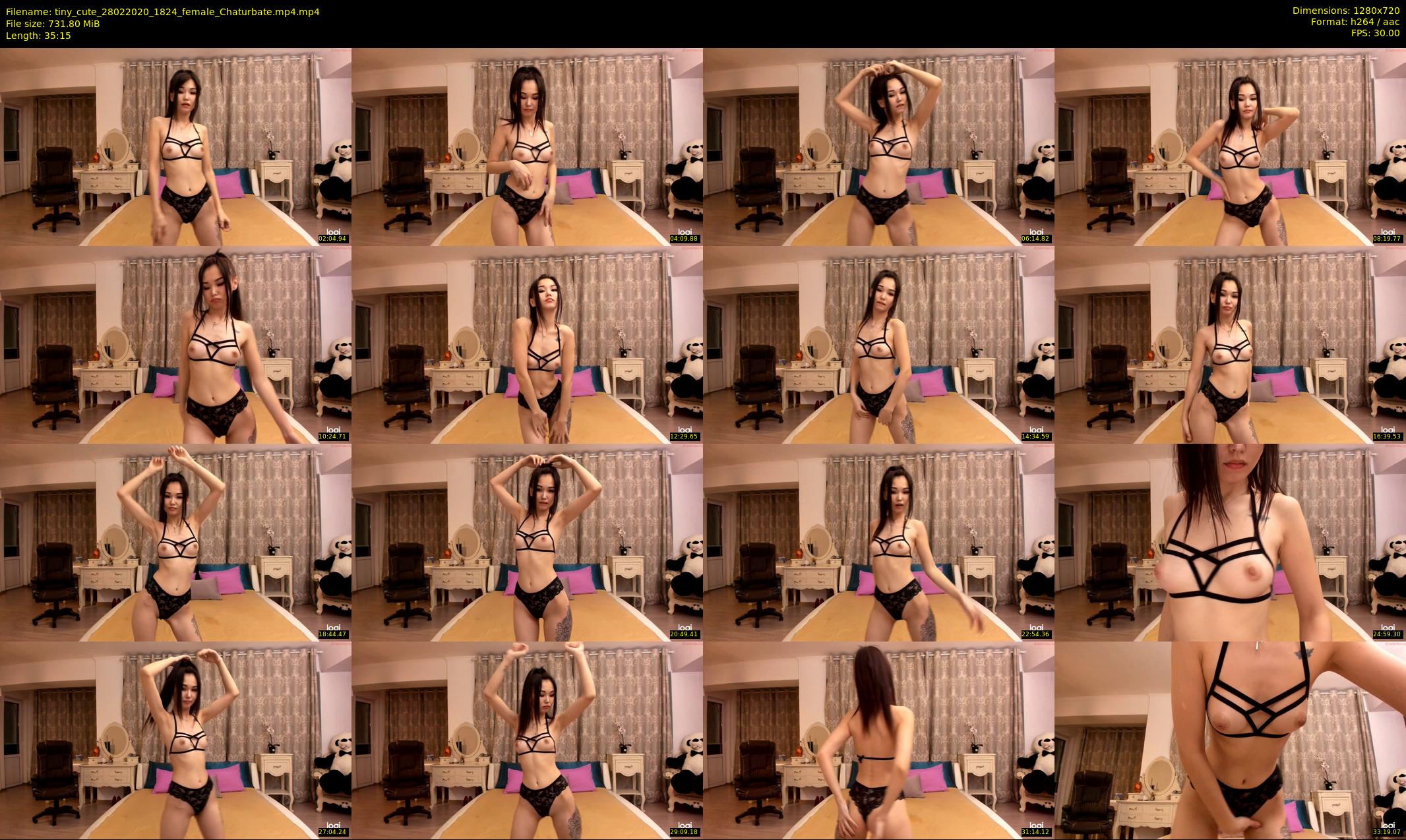 tiny_cute — 36 minute Chaturbate female cam show recording, 720p, Feb 28, 2020