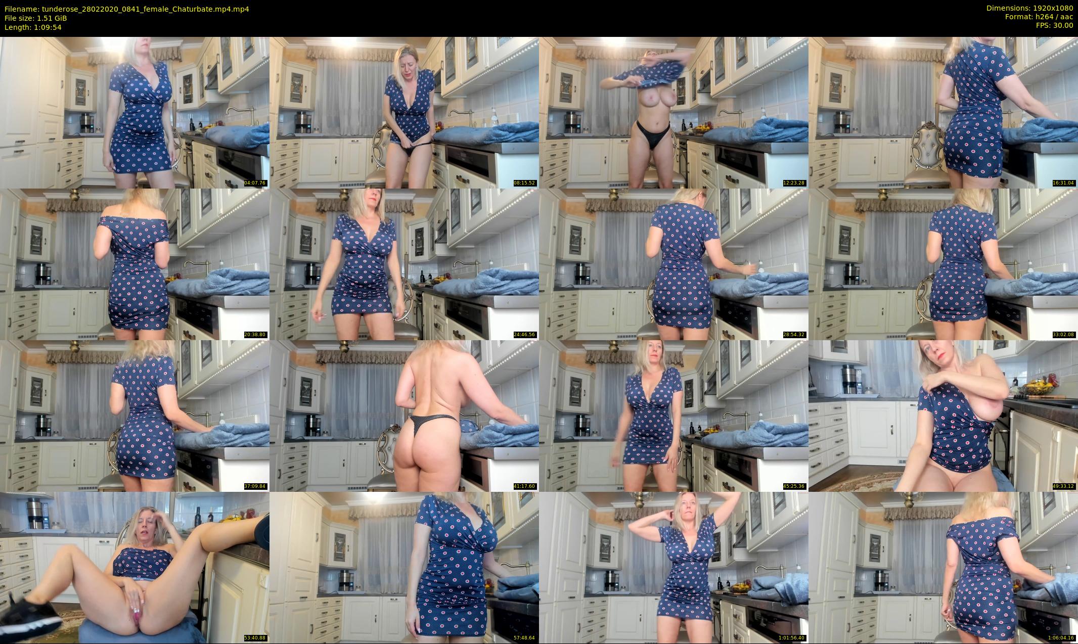 tunderose — 70 minute Chaturbate female cam show recording, 1080p, Feb 28, 2020