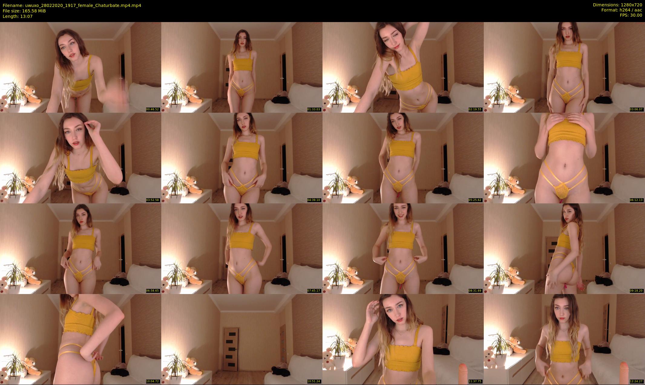 uwuxo — 14 minute Chaturbate female cam show recording, 720p, Feb 28, 2020