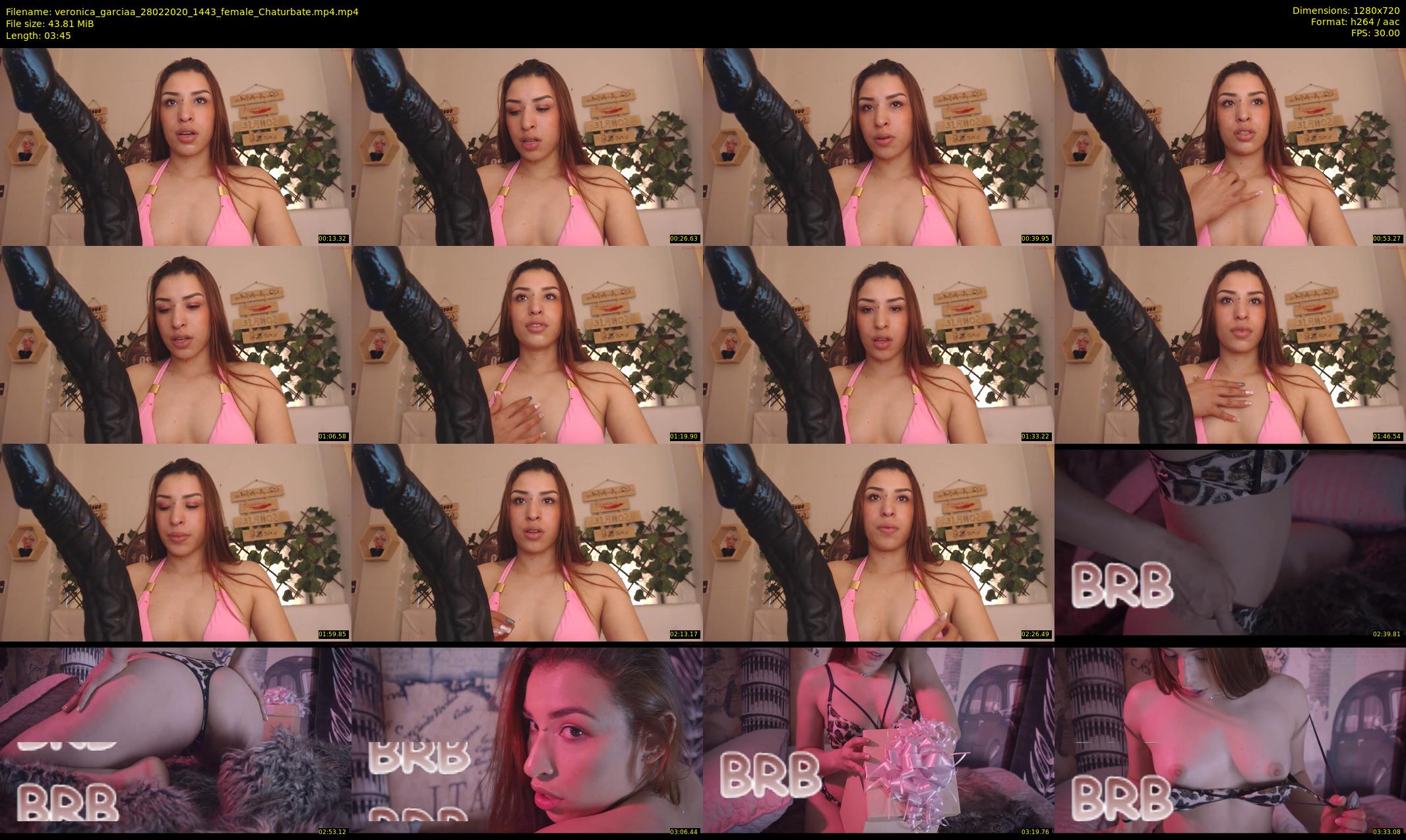 veronica_garciaa — 4 minute Chaturbate female cam show recording, 720p, Feb 28, 2020
