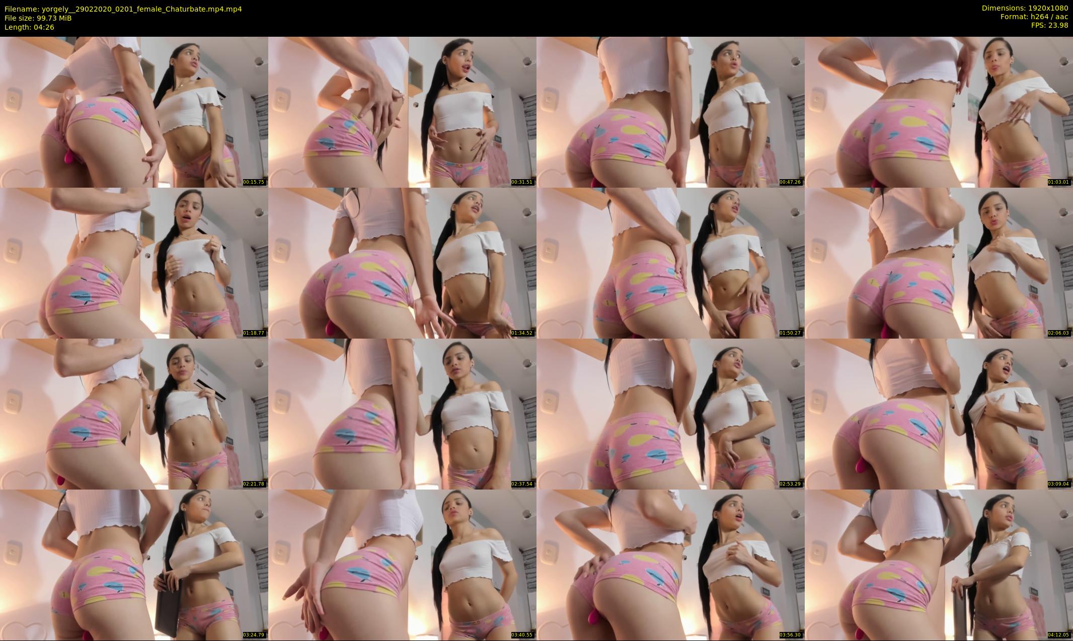 yorgely_ — 5 minute Chaturbate female cam show recording, 1080p, Feb 29, 2020