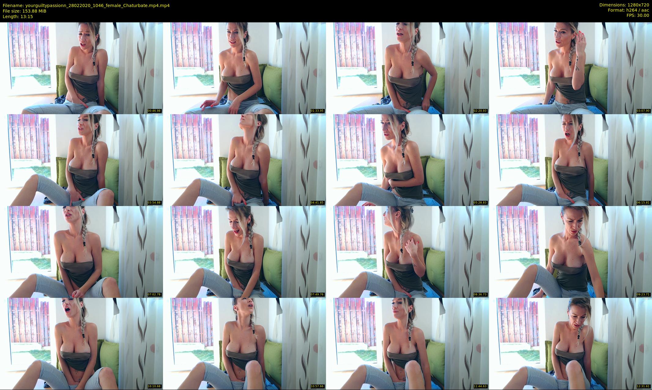 yourguiltypassionn — 14 minute Chaturbate female cam show recording, 720p, Feb 28, 2020
