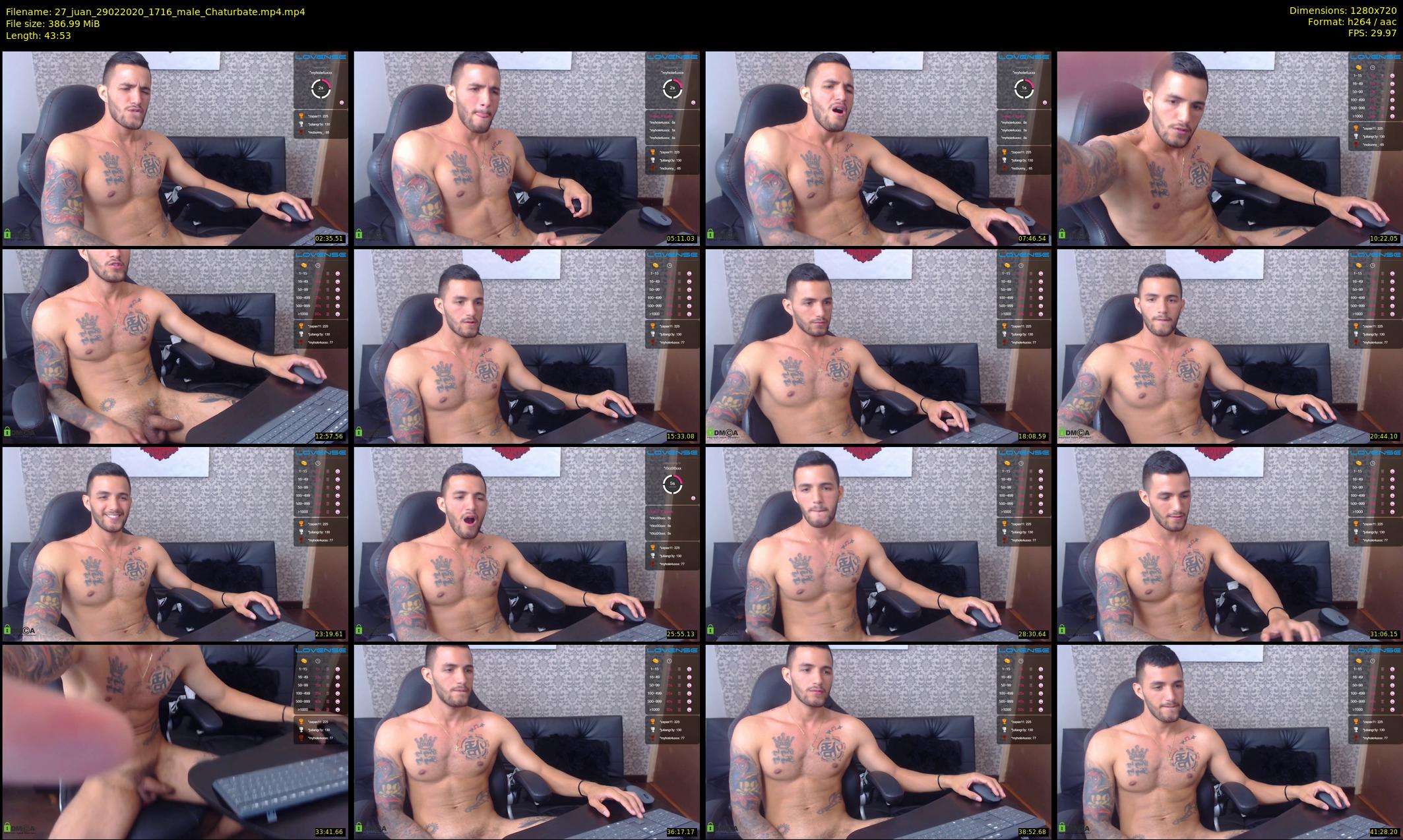 27_juan — 44 minute Chaturbate male cam show recording, 720p, Feb 29, 2020