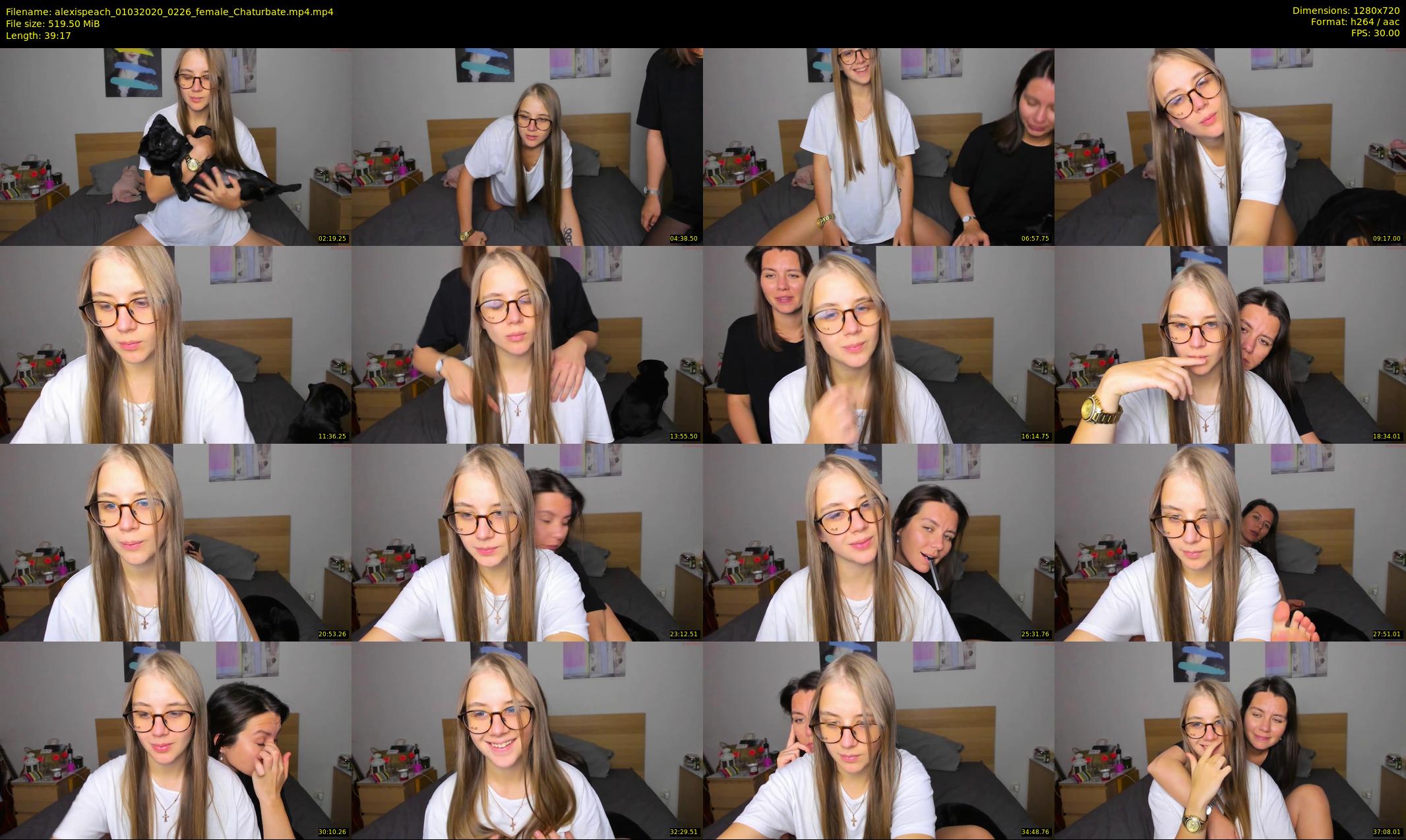 alexispeach — 40 minute Chaturbate female cam show recording, 720p, Mar 1, 2020