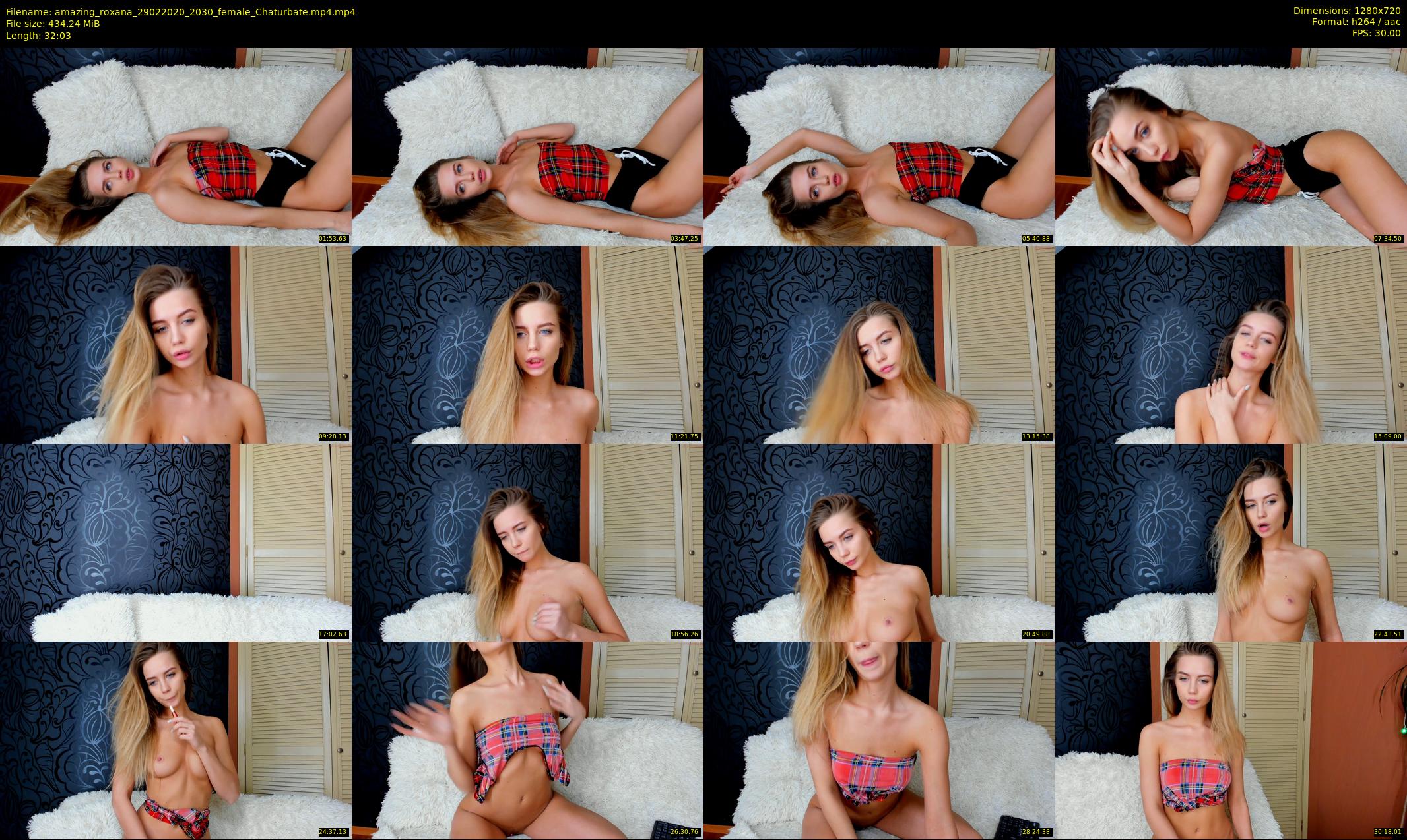 amazing_roxana — 33 minute Chaturbate female cam show recording, 720p, Feb 29, 2020