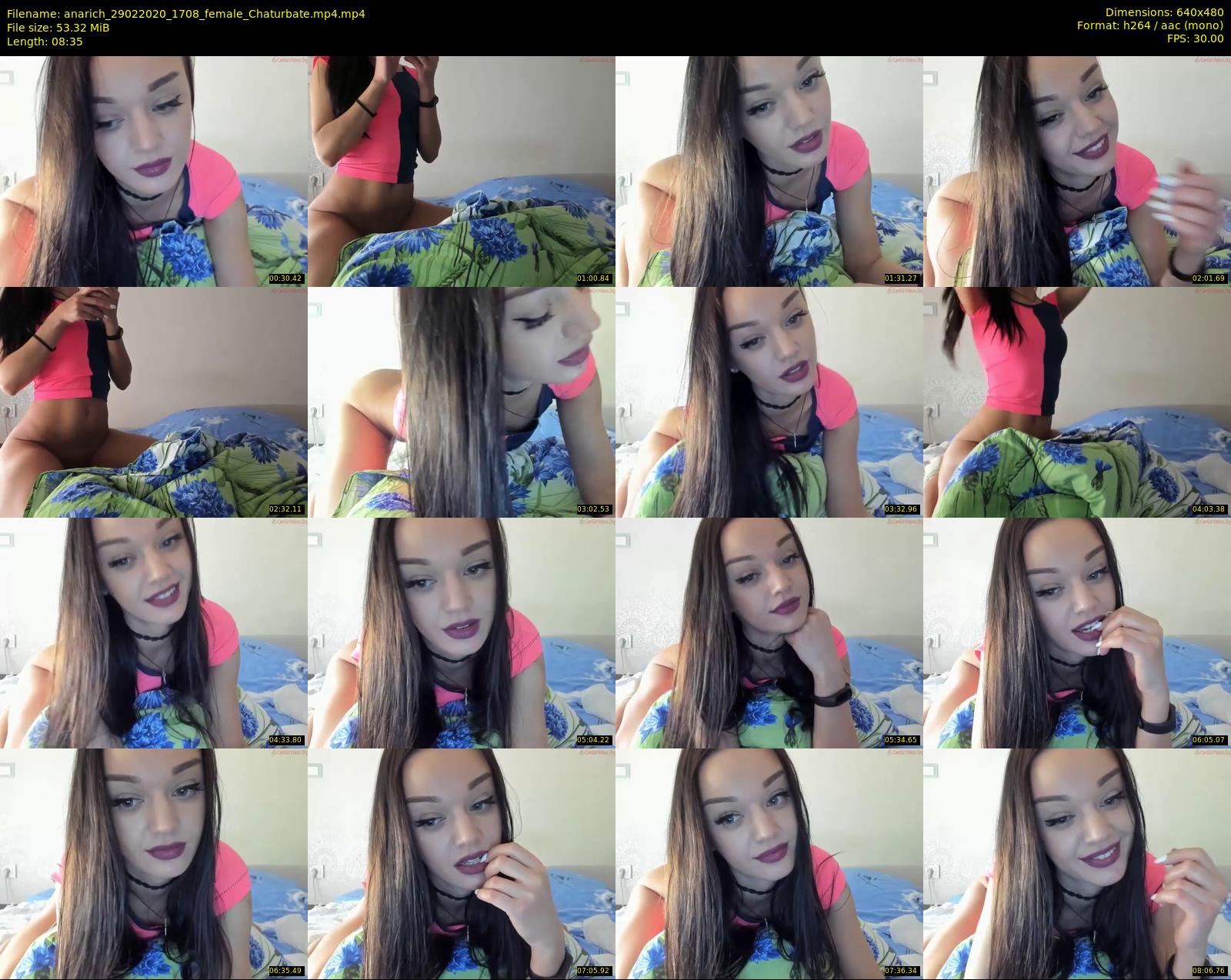 anarich — 9 minute Chaturbate female cam show recording, 480p, Feb 29, 2020
