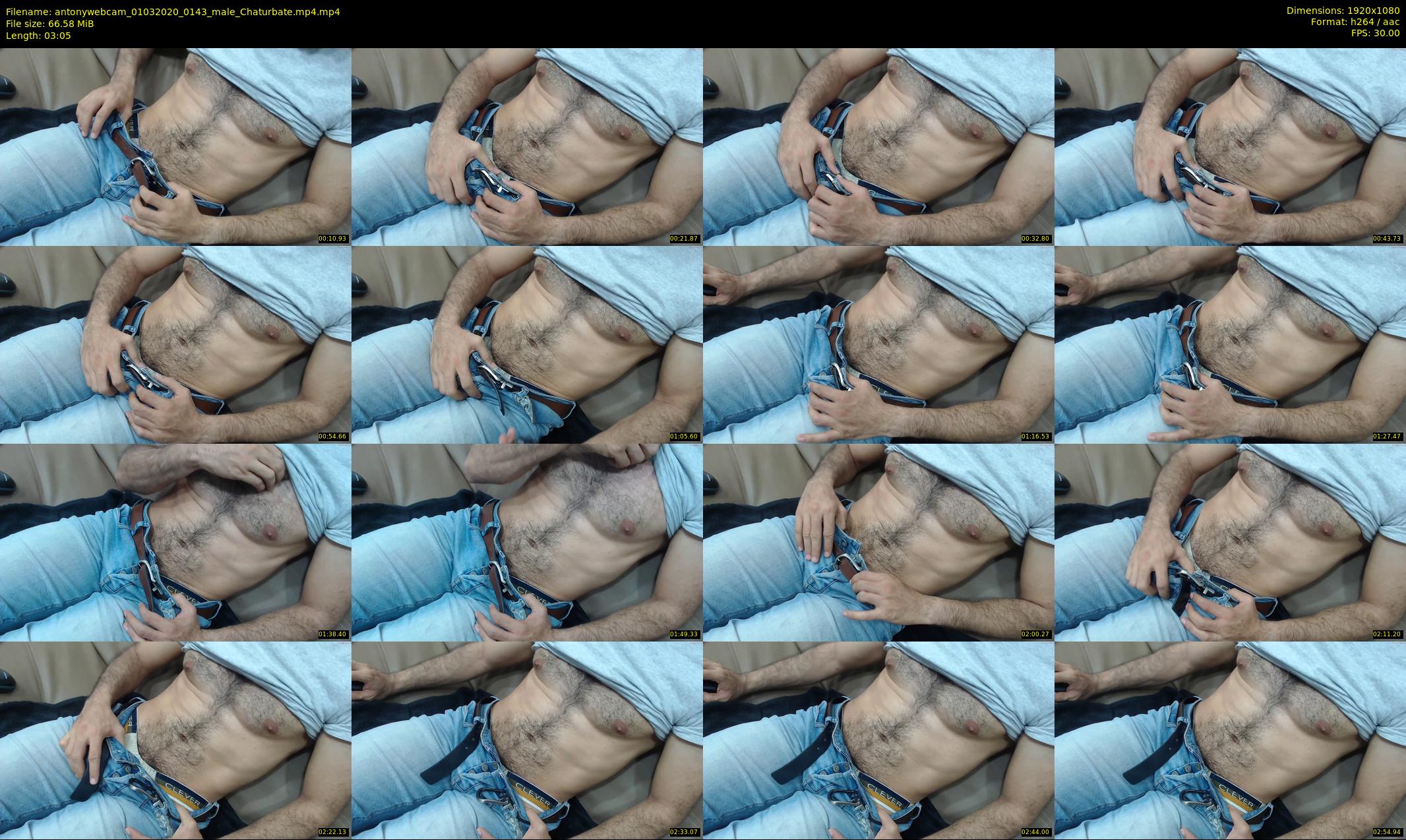 antonywebcam — 4 minute Chaturbate male cam show recording, 1080p, Mar 1, 2020