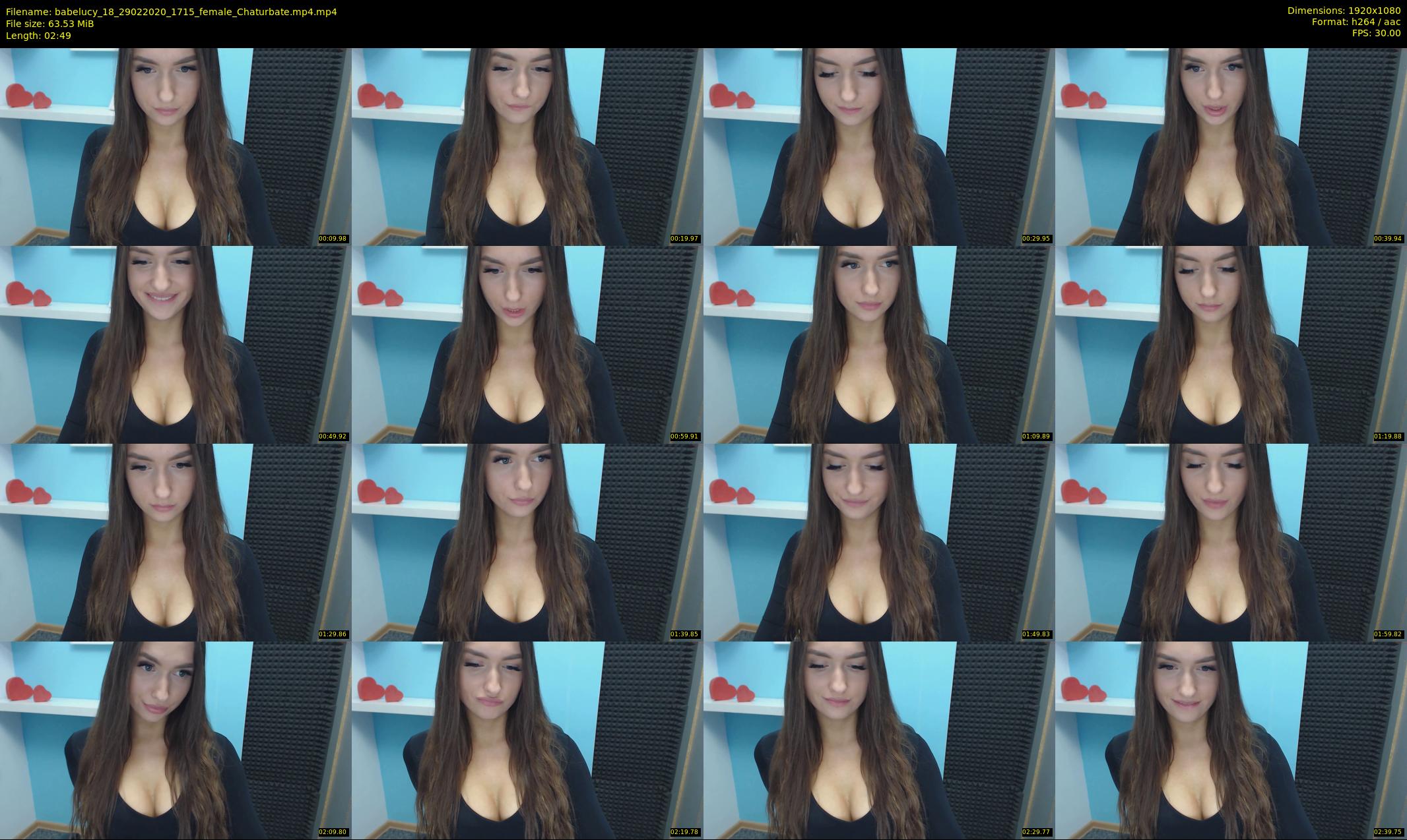 babelucy_18 — 3 minute Chaturbate female cam show recording, 1080p, Feb 29, 2020