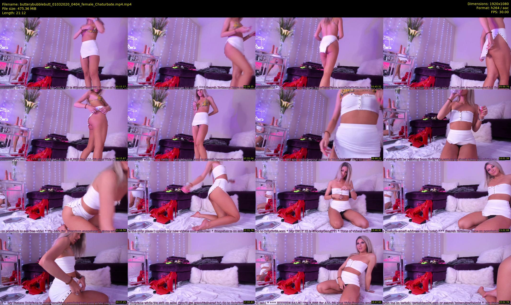 butterybubblebutt — 22 minute Chaturbate couple cam show recording, 1080p, Mar 1, 2020