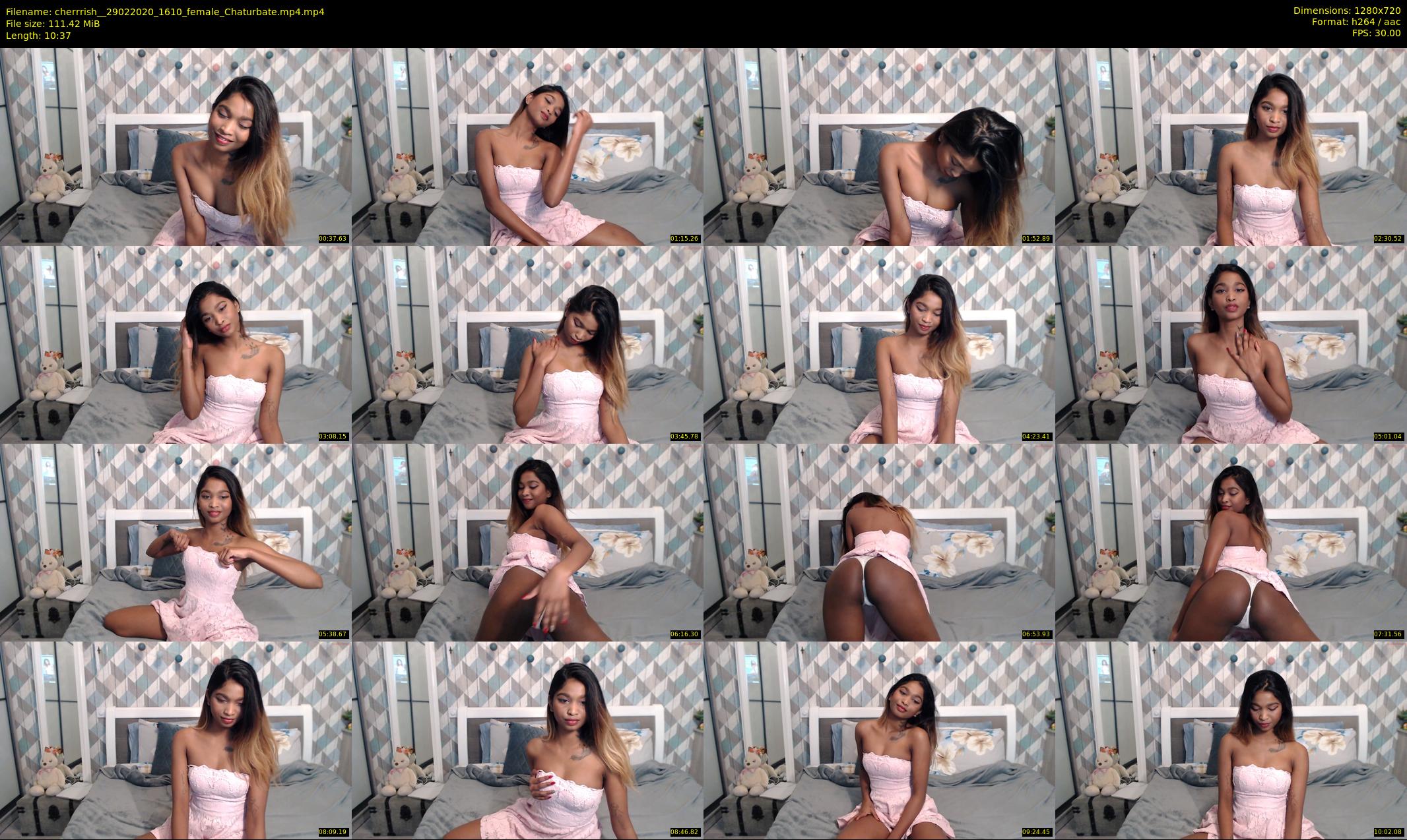 cherrrish_ — 11 minute Chaturbate female cam show recording, 720p, Feb 29, 2020