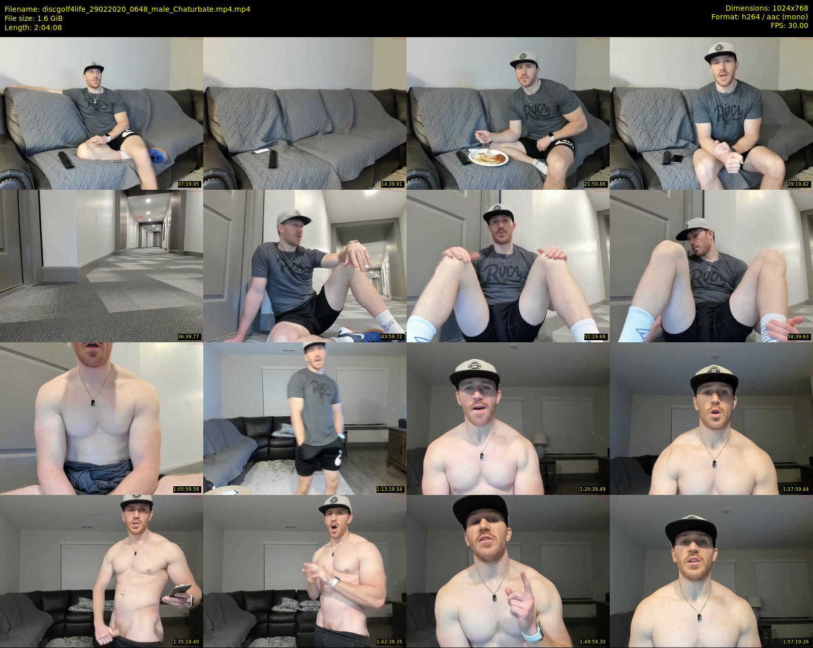 discgolf4life — 125 minute Chaturbate male cam show recording, 720p, Feb 29, 2020