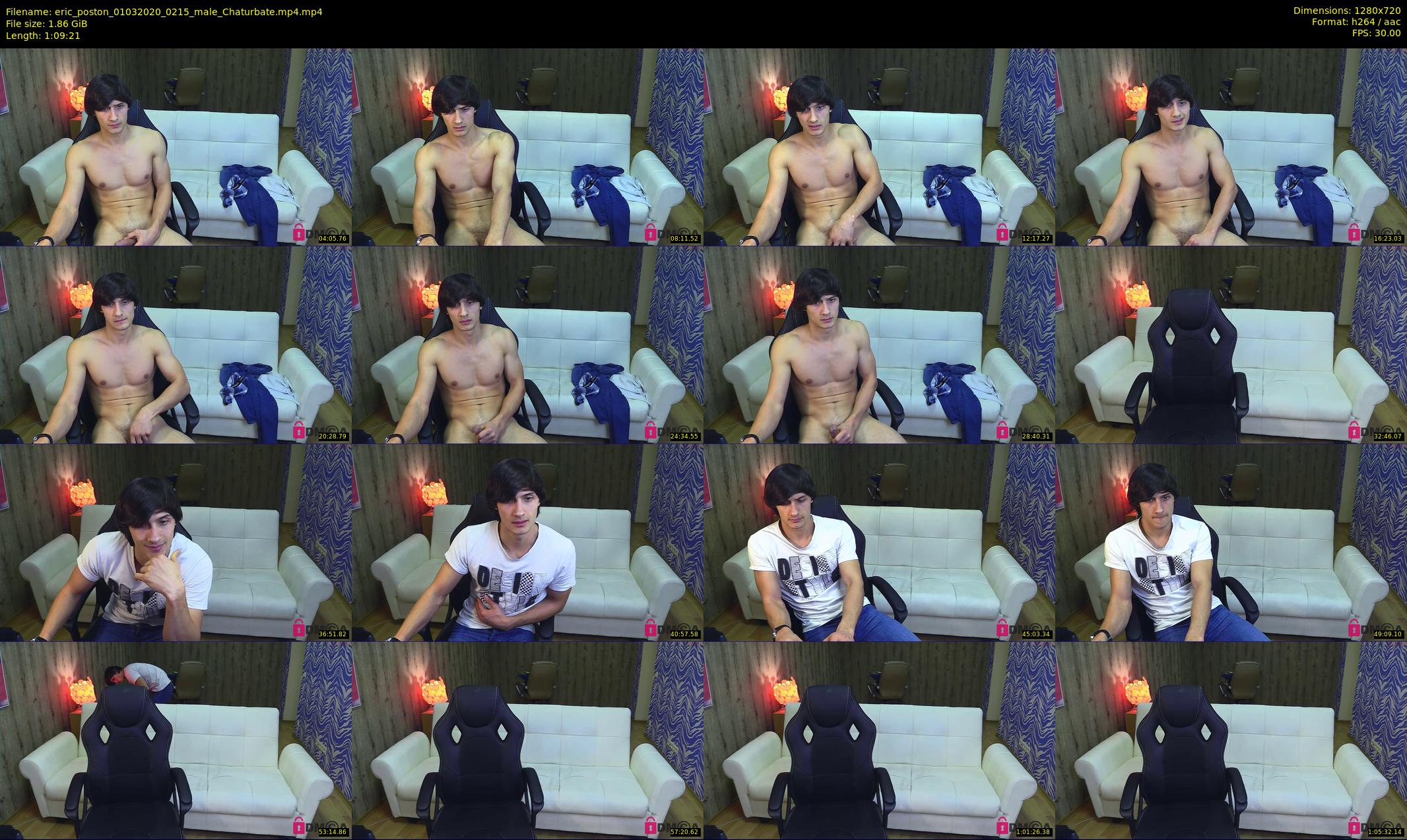 eric_poston — 70 minute Chaturbate male cam show recording, 720p, Mar 1, 2020