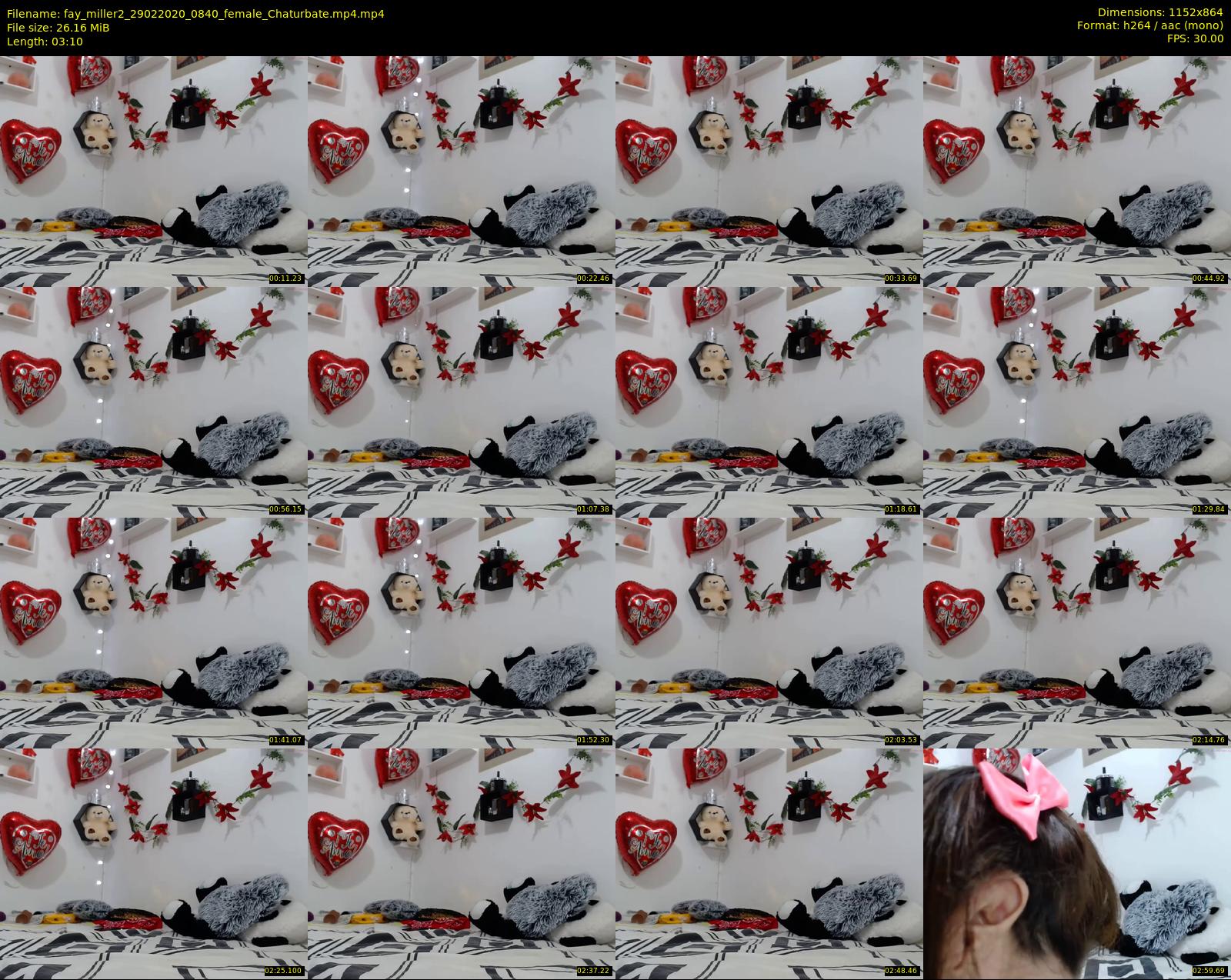 fay_miller2 — 4 minute Chaturbate female cam show recording, 720p, Feb 29, 2020
