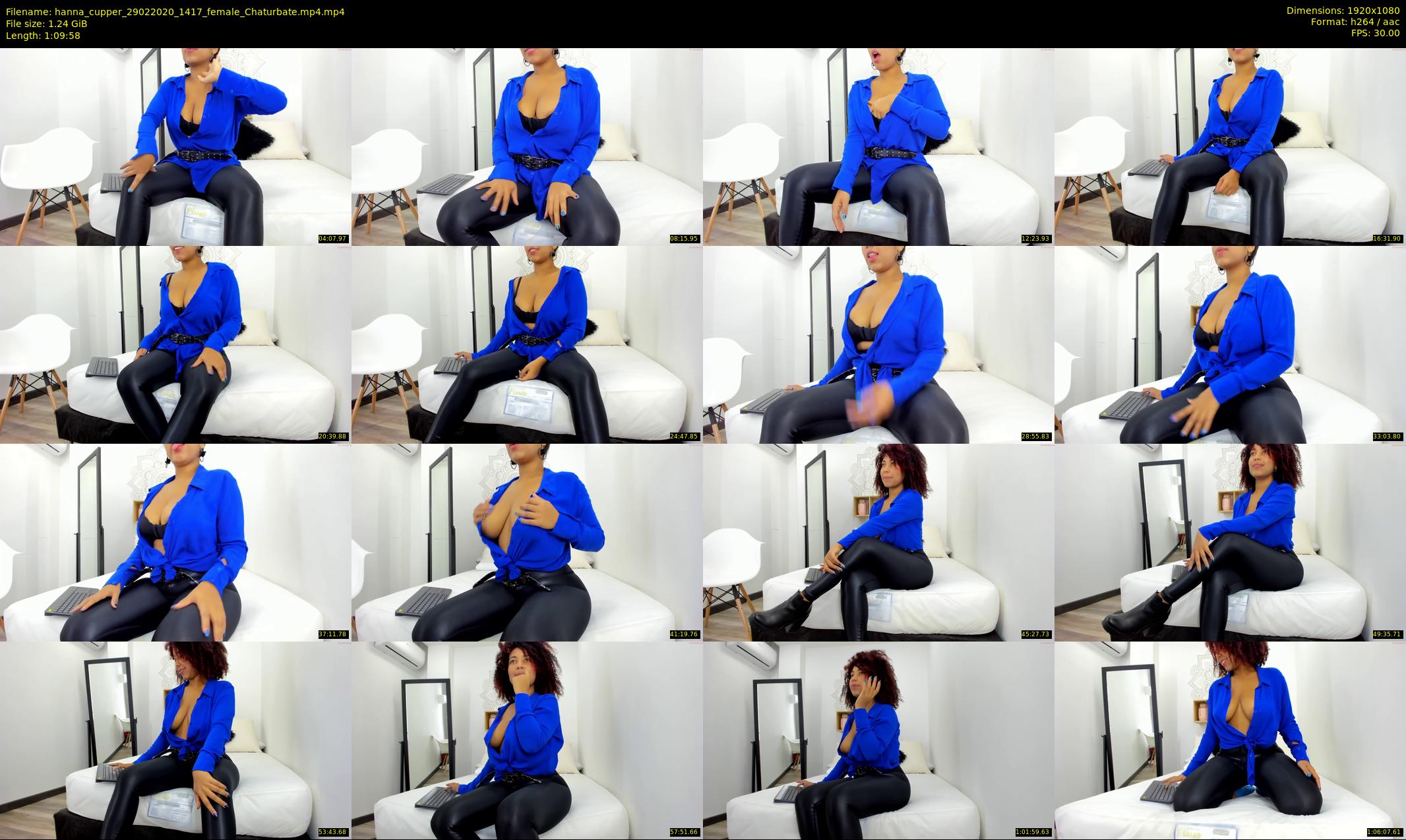 hanna_cupper — 70 minute Chaturbate female cam show recording, 1080p, Feb 29, 2020