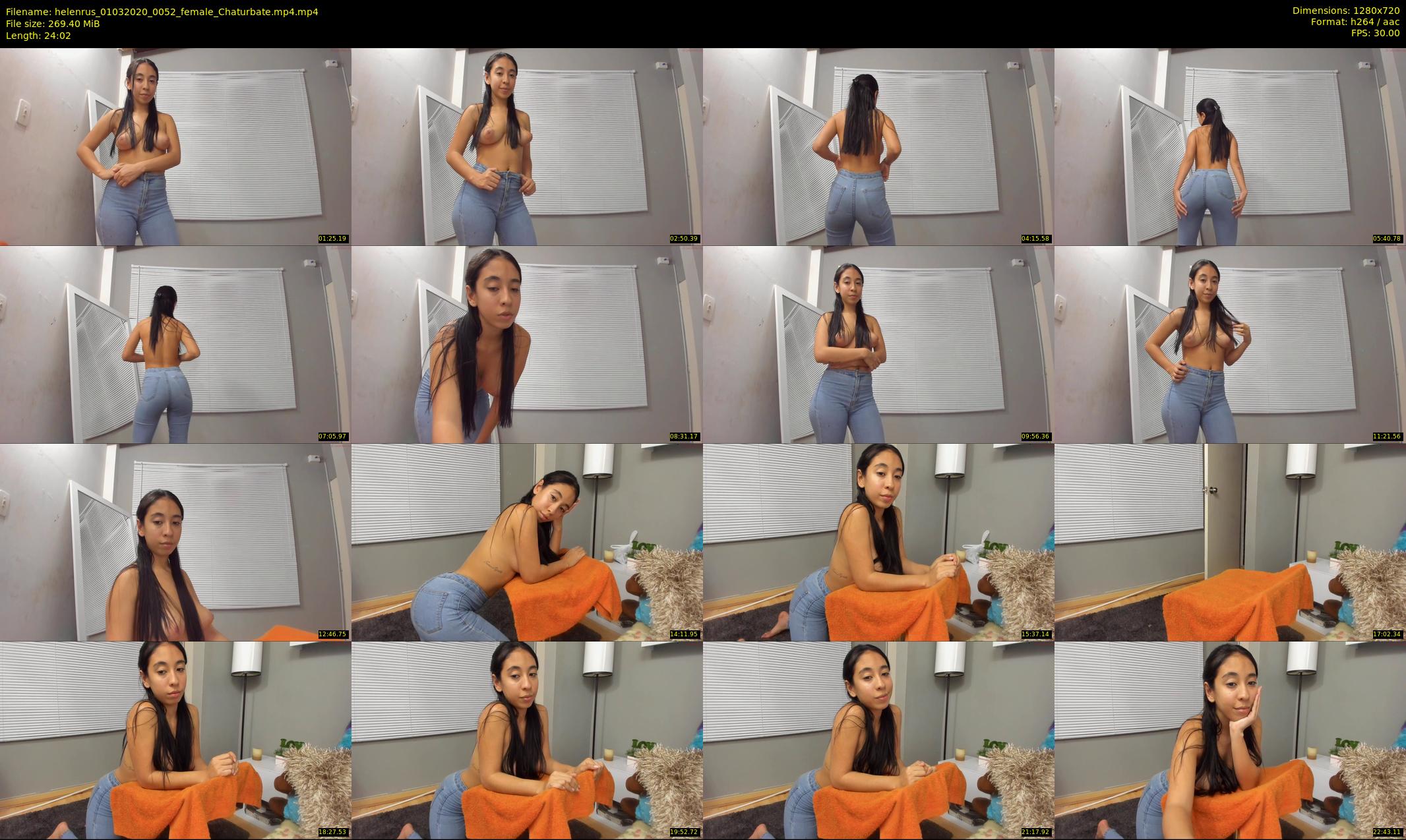 helenrus — 25 minute Chaturbate female cam show recording, 720p, Mar 1, 2020