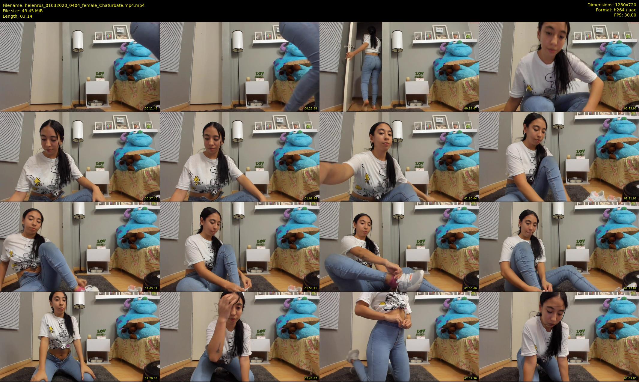 helenrus — 4 minute Chaturbate female cam show recording, 720p, Mar 1, 2020