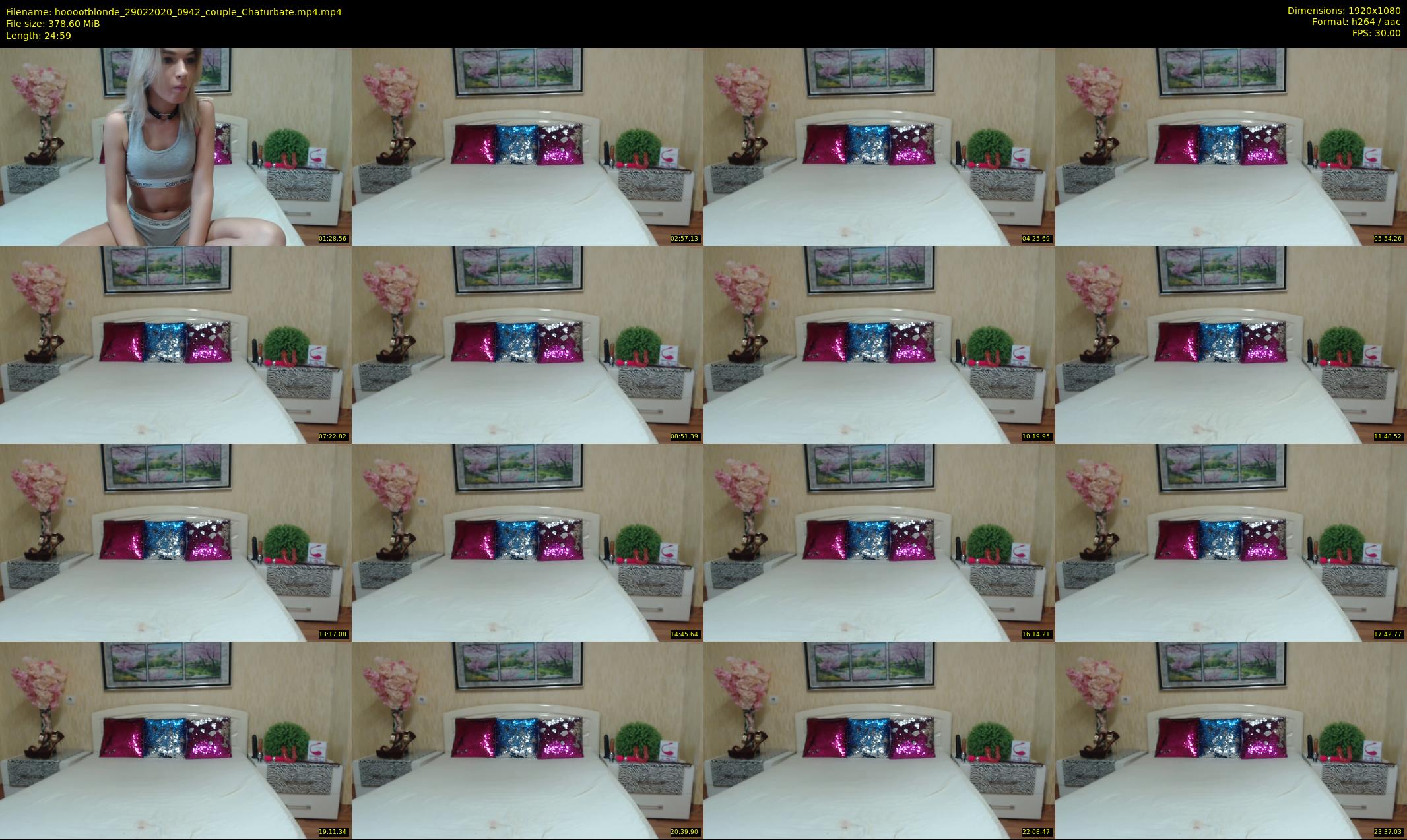 hooootblonde — 25 minute Chaturbate female cam show recording, 1080p, Feb 29, 2020