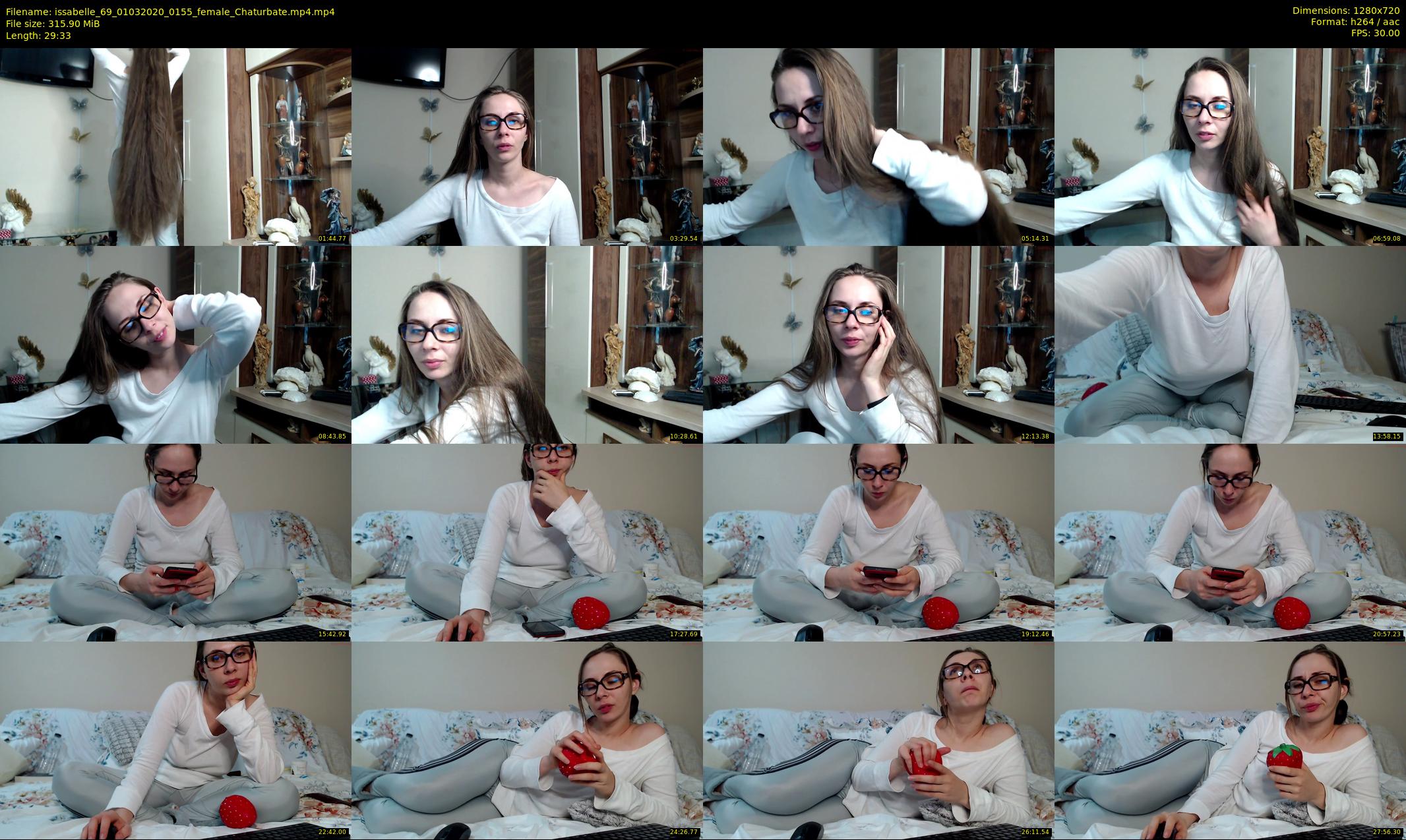 issabelle_69 — 30 minute Chaturbate couple cam show recording, 720p, Mar 1, 2020