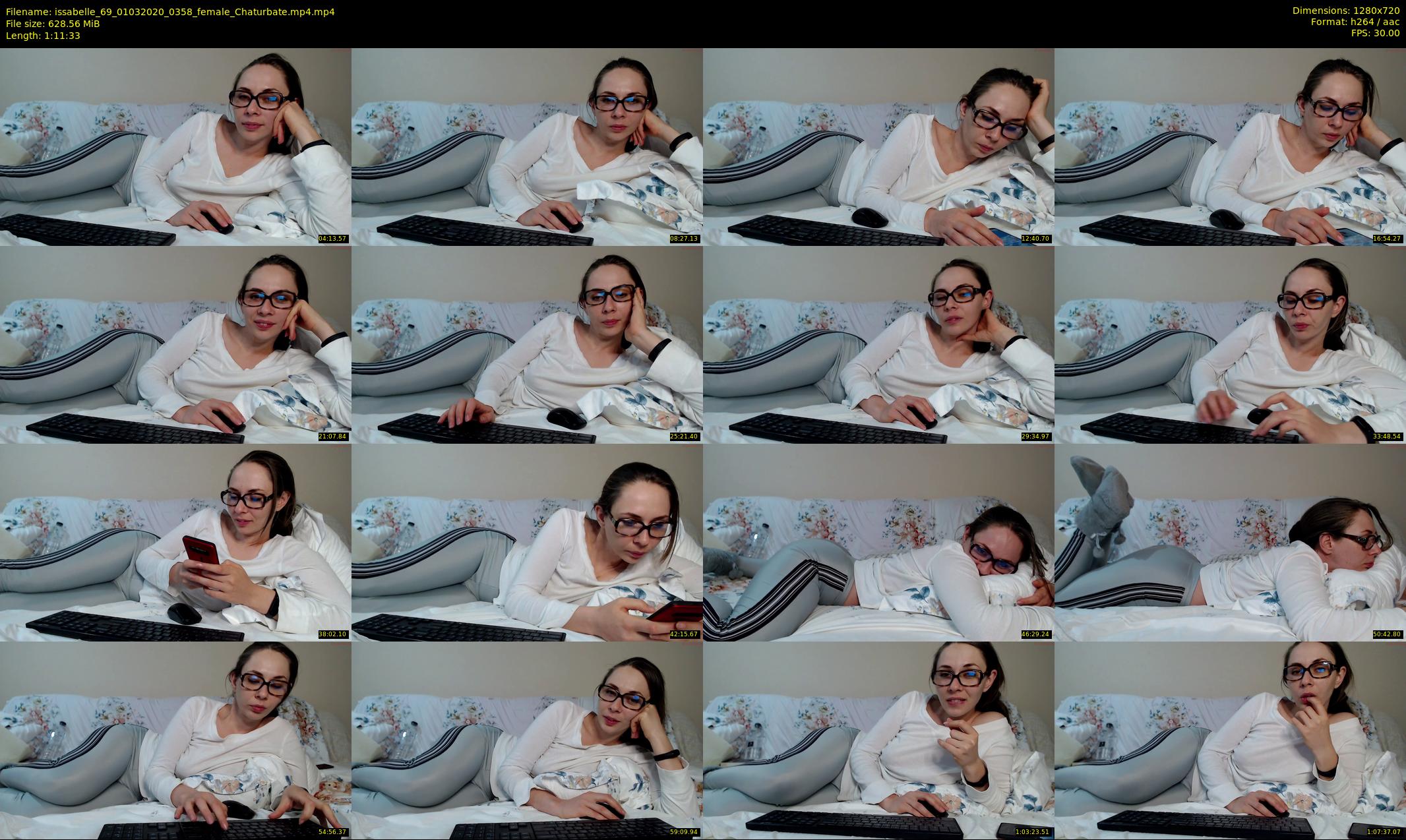 issabelle_69 — 72 minute Chaturbate couple cam show recording, 720p, Mar 1, 2020
