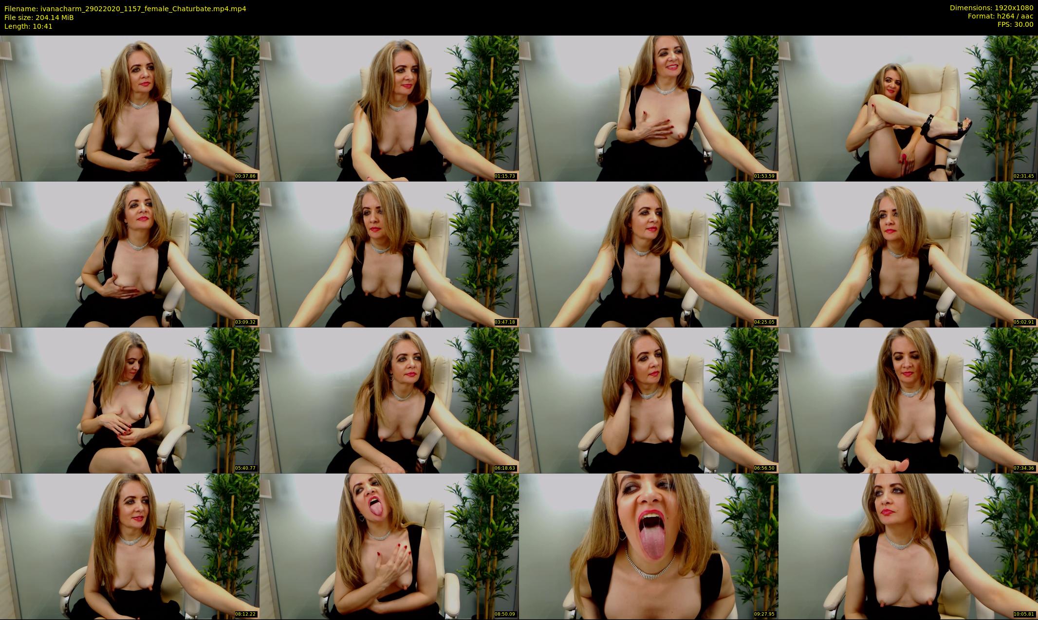 ivanacharm — 11 minute Chaturbate female cam show recording, 1080p, Feb 29, 2020