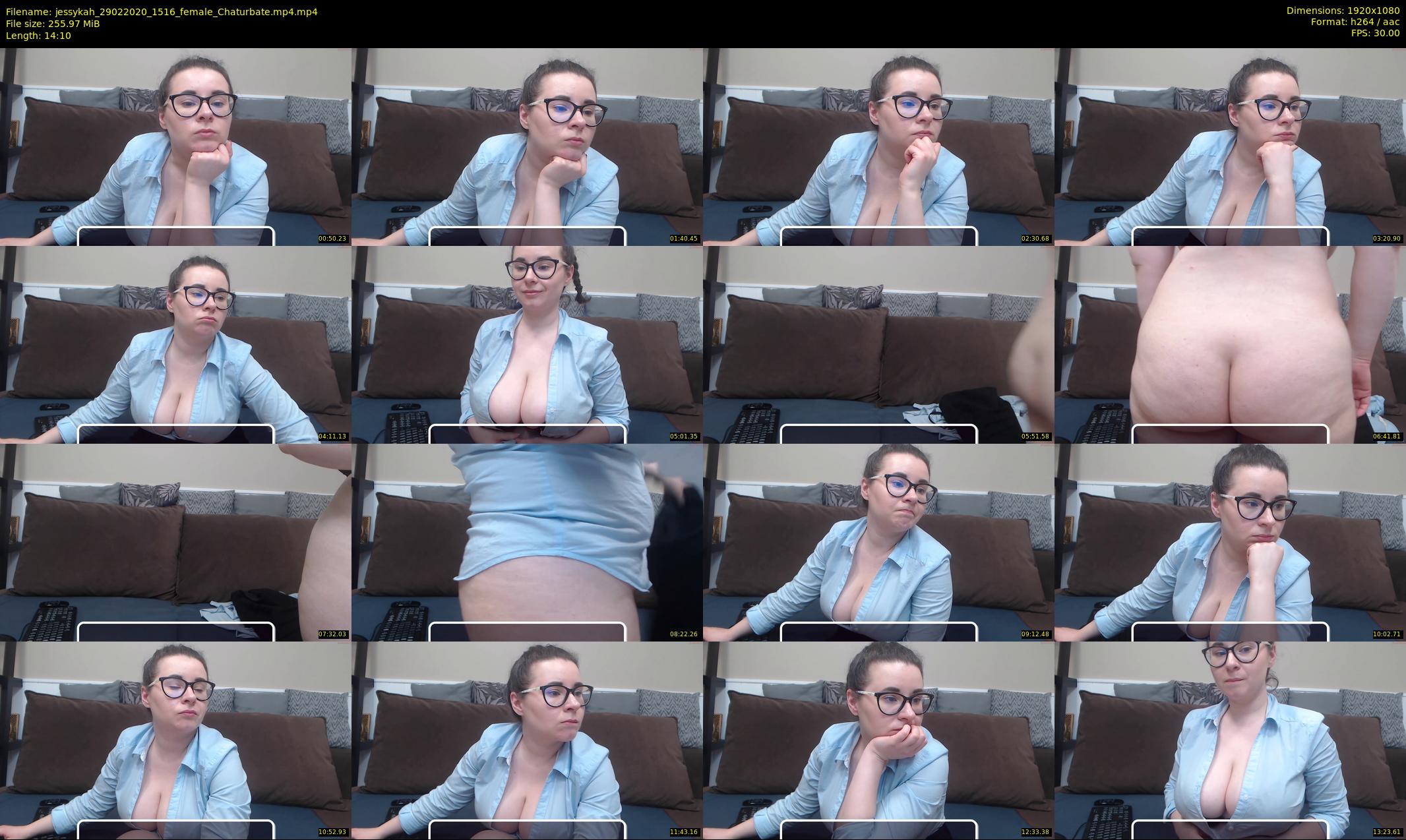 jessykah — 15 minute Chaturbate female cam show recording, 1080p, Feb 29, 2020