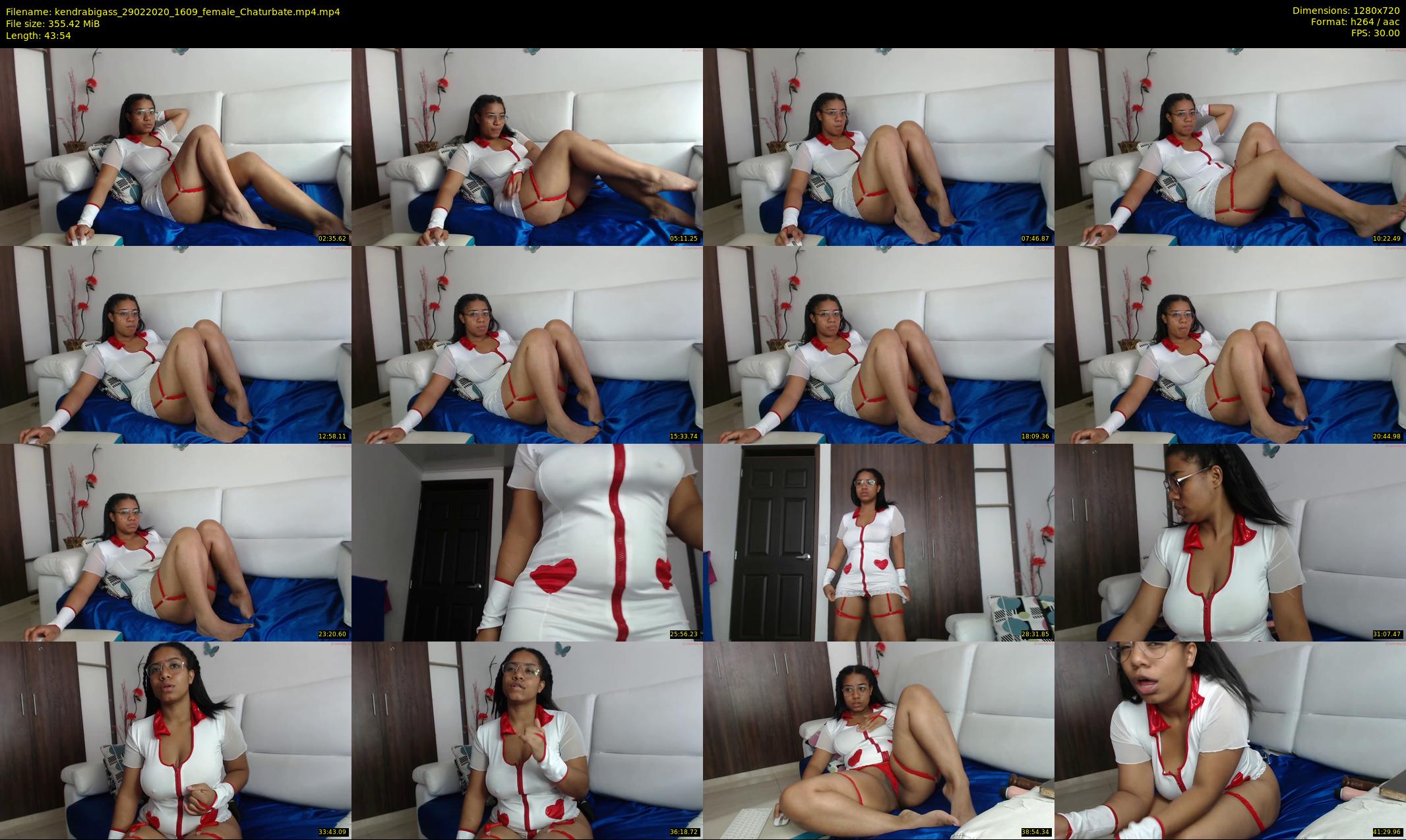 kendrabigass — 44 minute Chaturbate female cam show recording, 720p, Feb 29, 2020