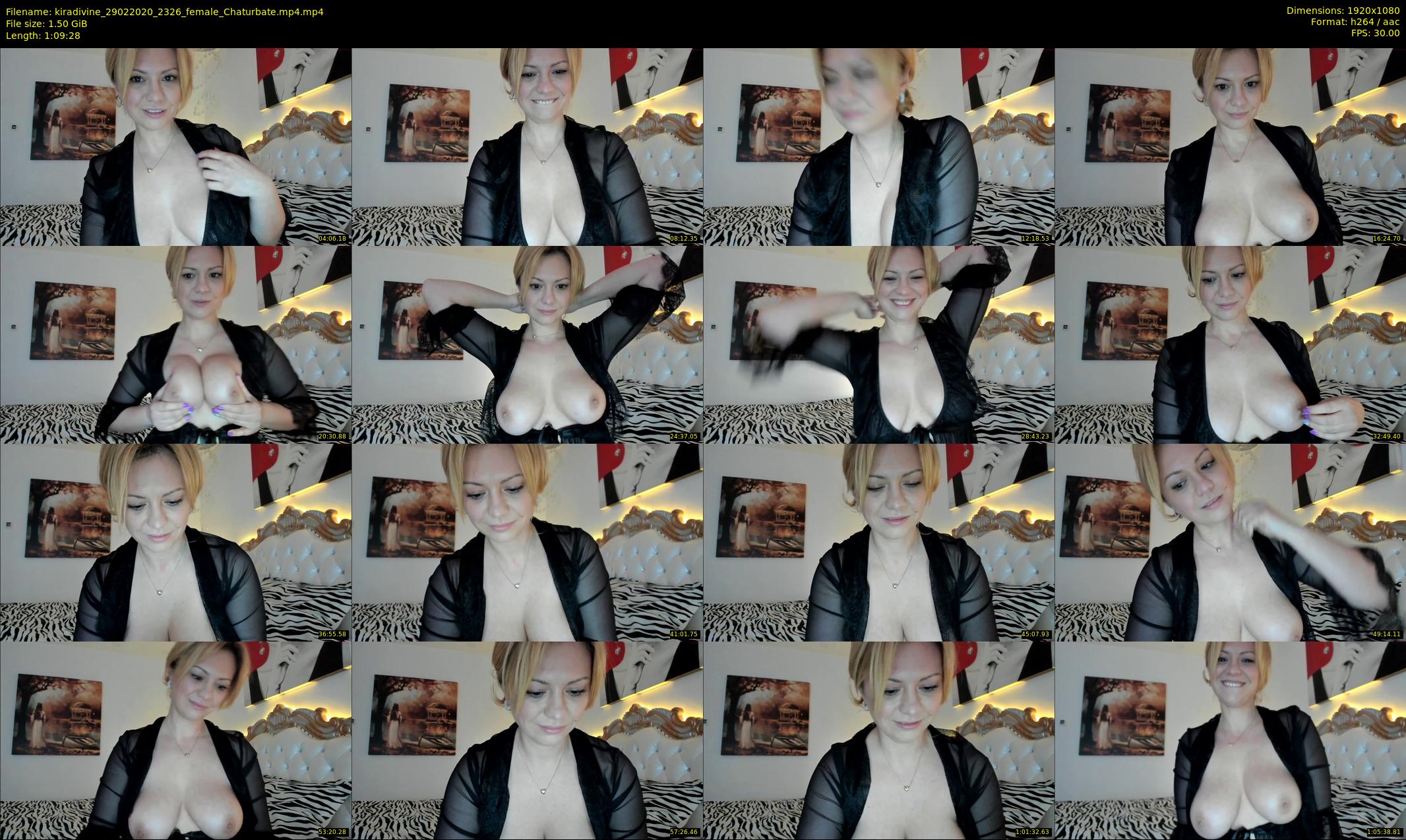 kiradivine — 70 minute Chaturbate female cam show recording, 1080p, Feb 29, 2020
