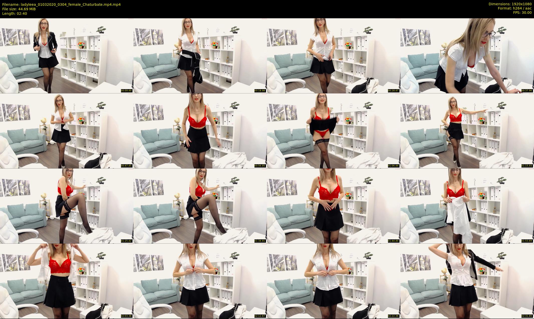 ladyleea — 3 minute Chaturbate female cam show recording, 1080p, Mar 1, 2020