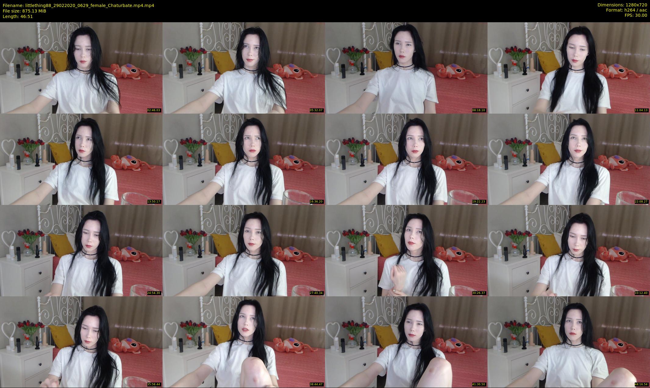 littlething88 — 47 minute Chaturbate female cam show recording, 720p, Feb 29, 2020