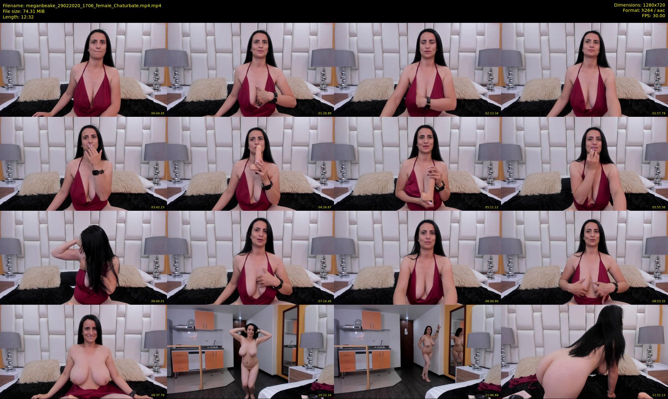 meganbeake — 13 minute Chaturbate female cam show recording, 720p, Feb 29, 2020